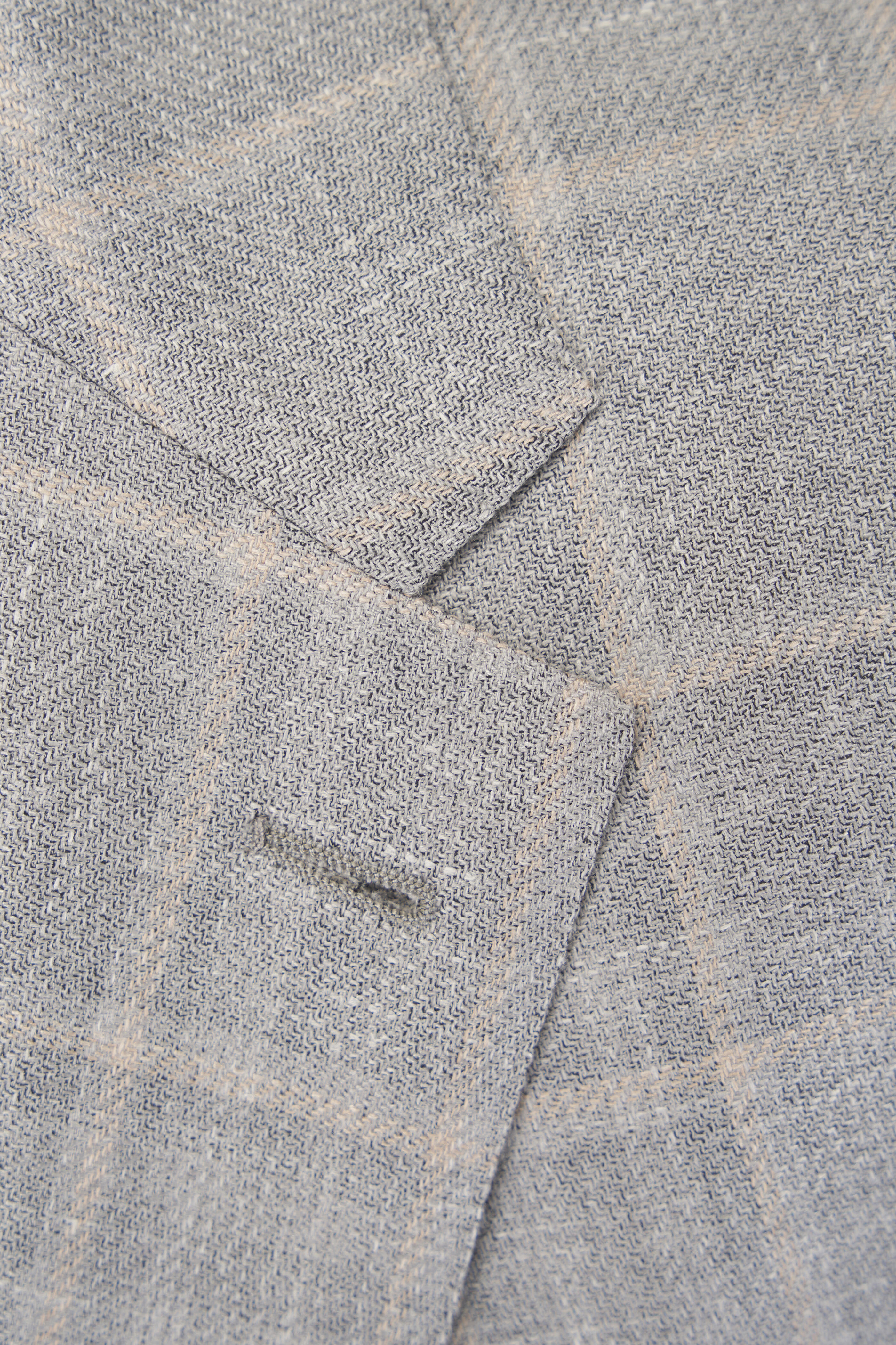 Zegna - Gray & Light Beige Plaid Sportcoat