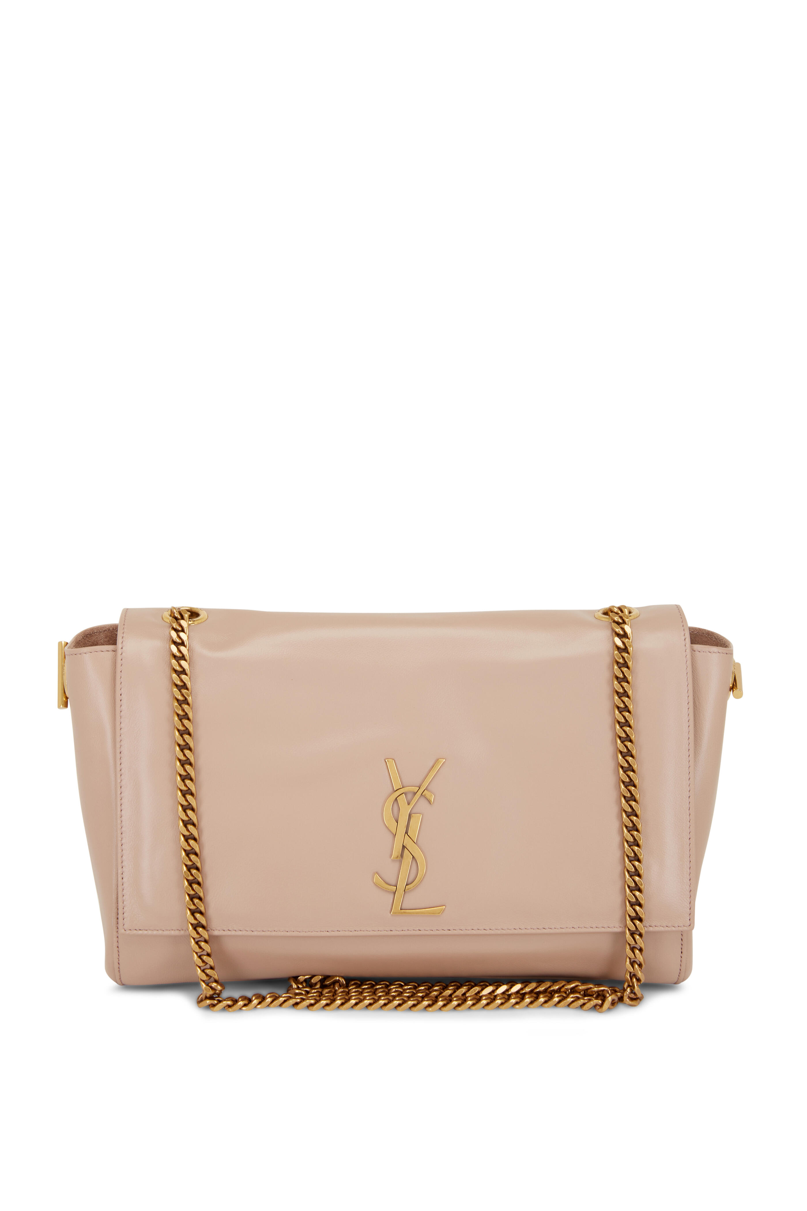 Saint Laurent Kate Tassel Chain Bag Black in Leather with Gold