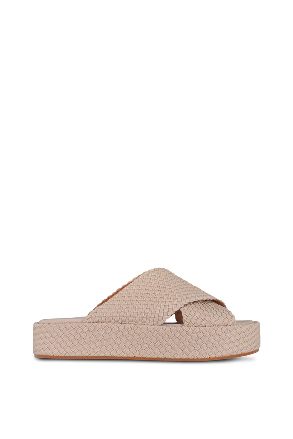 Naghedi Laguna Ecru Platform Sandal, 35mm - view 2
