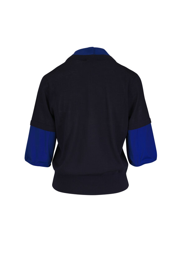 Dorothee Schumacher Chic Merino Ink Pullover Blouse - view 2