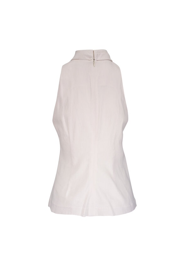 Lela Rose Bone Peplum Bow Top - view 3