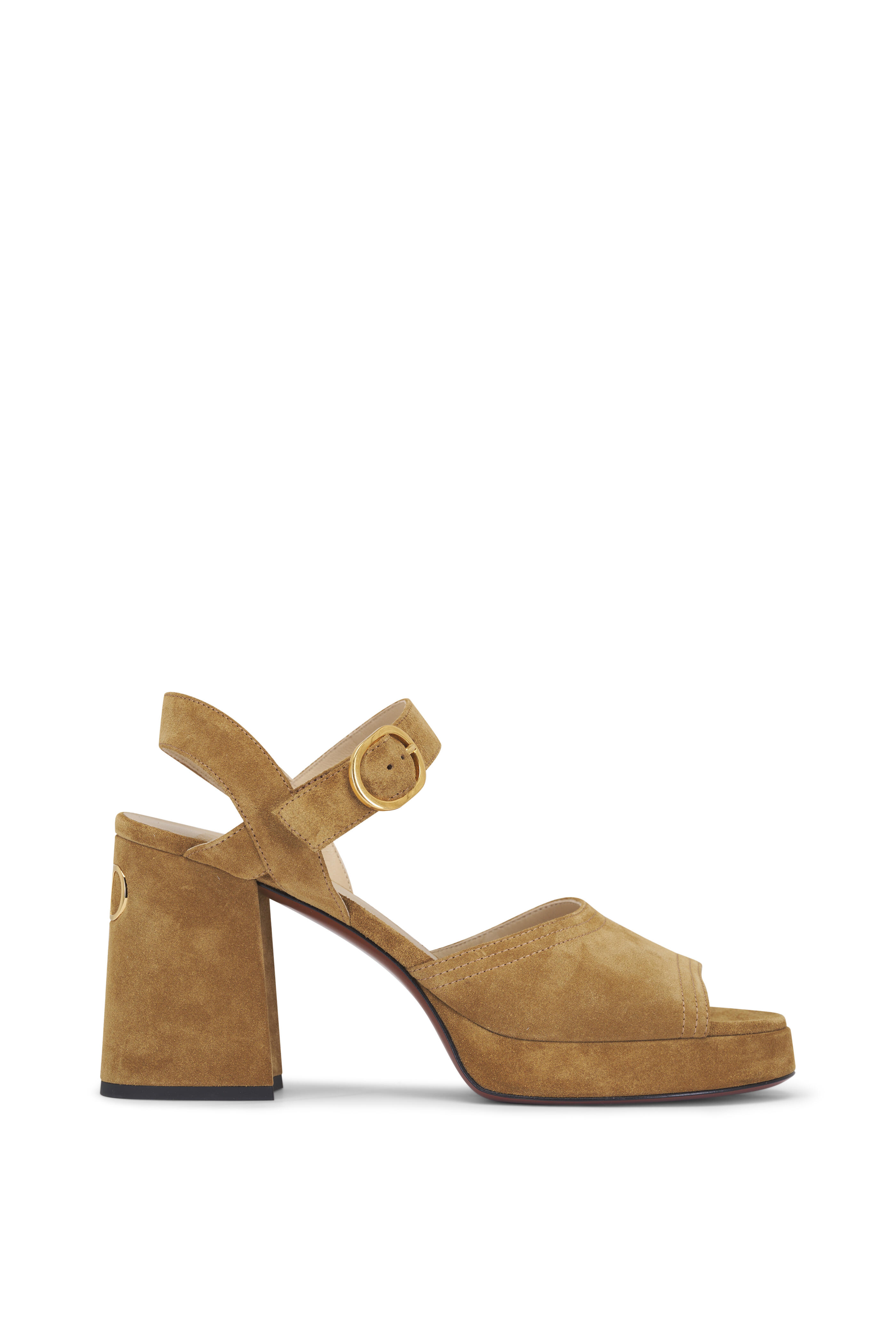 Valentino Garavani - Fawcette Havana Beige Platform Sandal, 75mm