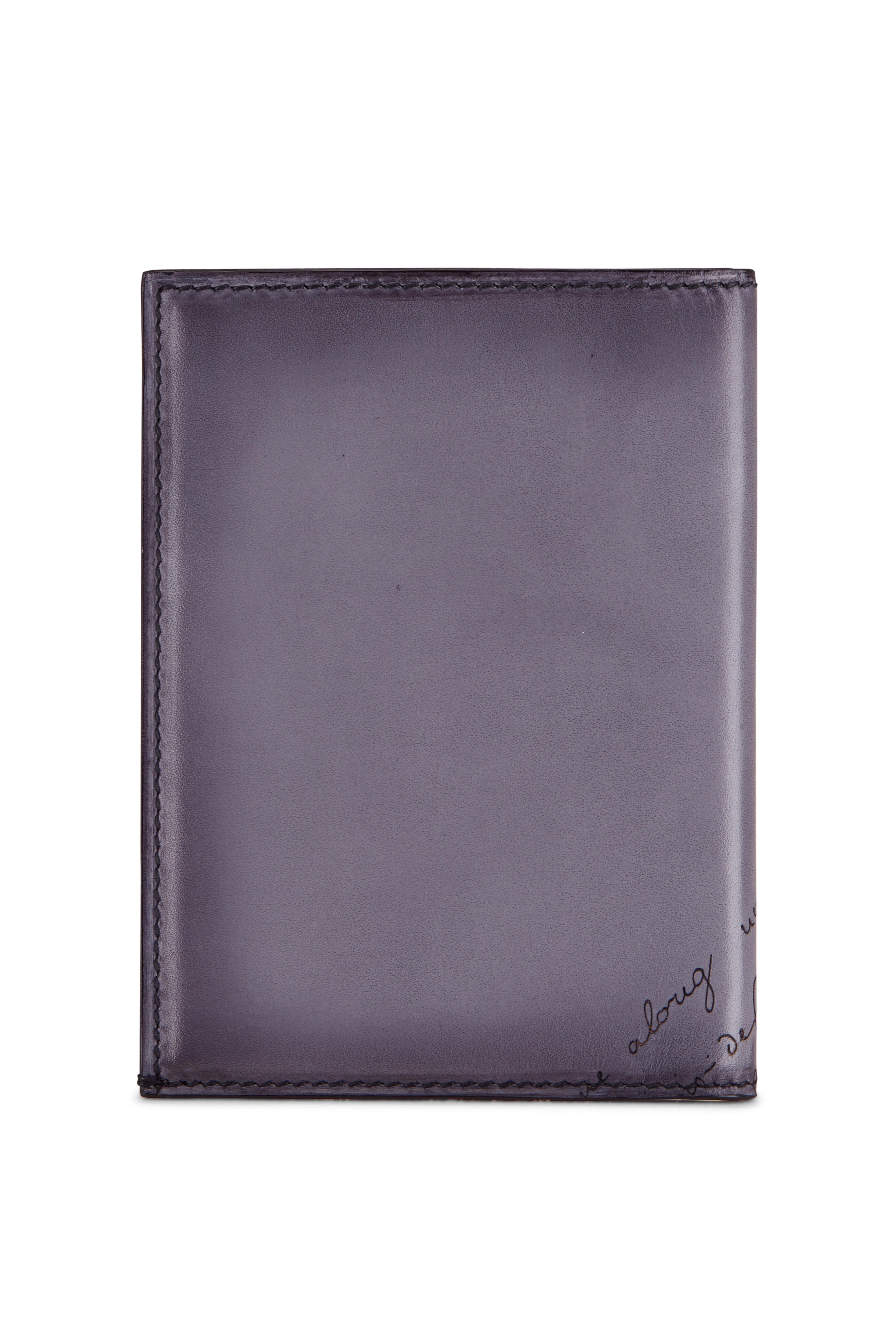 Berluti - Escale Light Alumino Leather Vertical Wallet