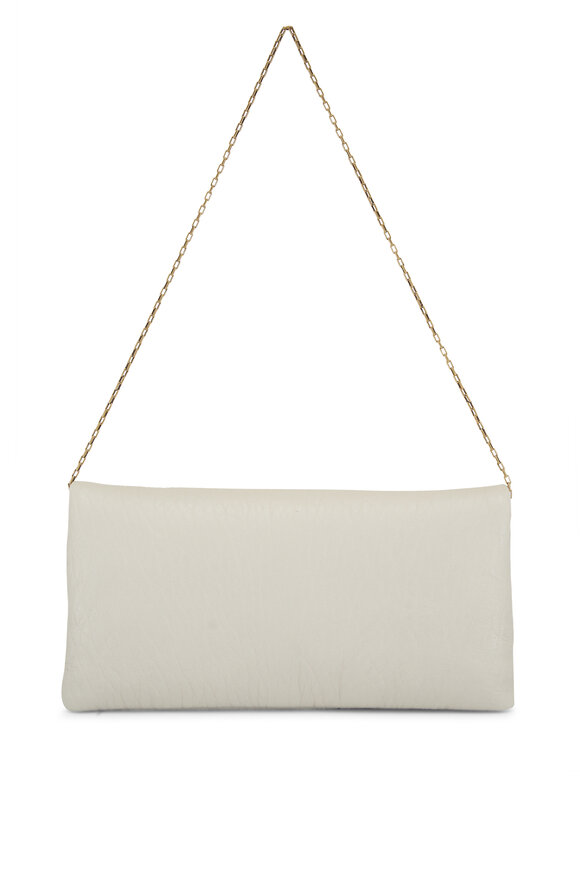 Saint Laurent - Mini Calypso Blanc Vintage Leather Chain Bag