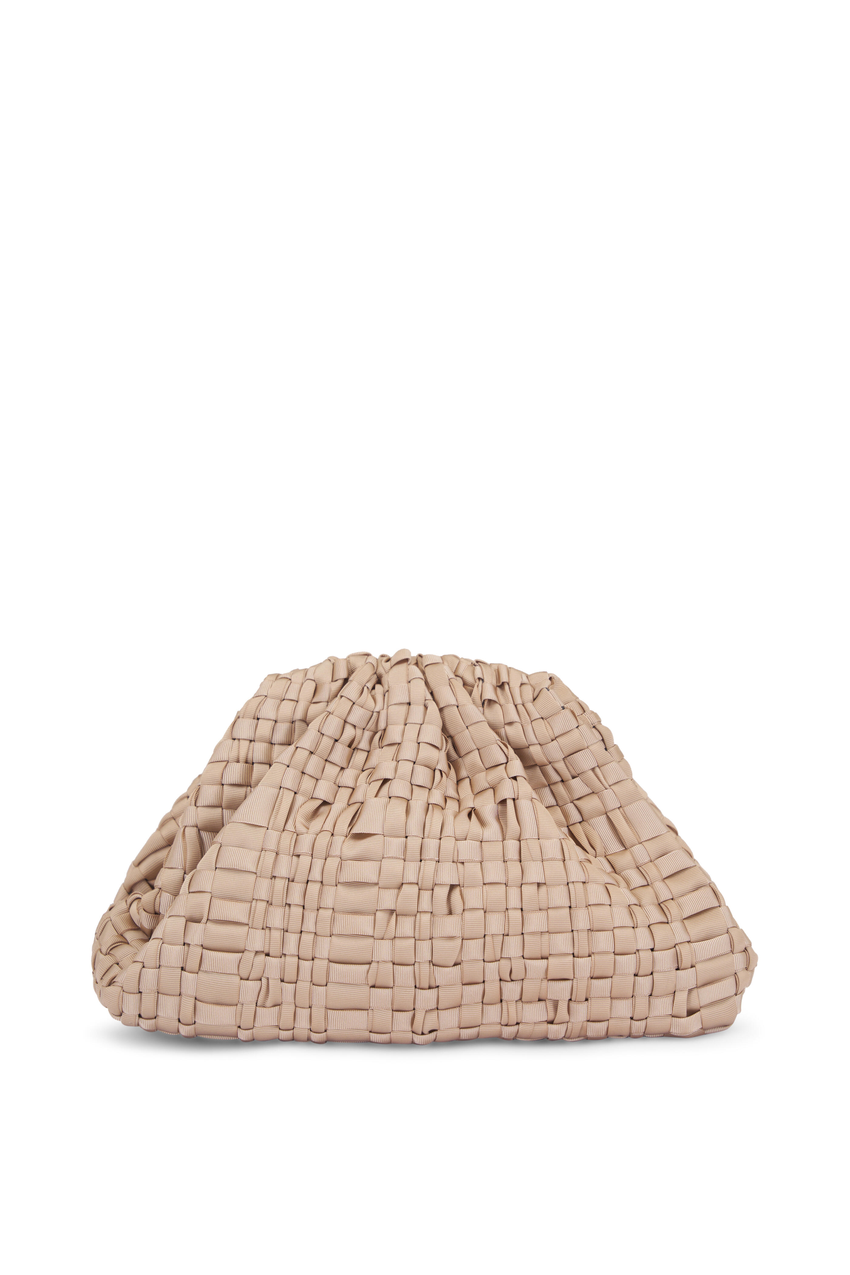 Maria La Rosa - Mini Game Biscotto Woven Ribbon Clutch