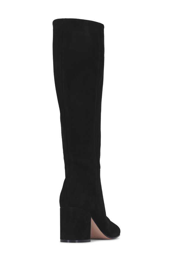 Gianvito Rossi Joelle Black Suede Boot, 70mm - view 5