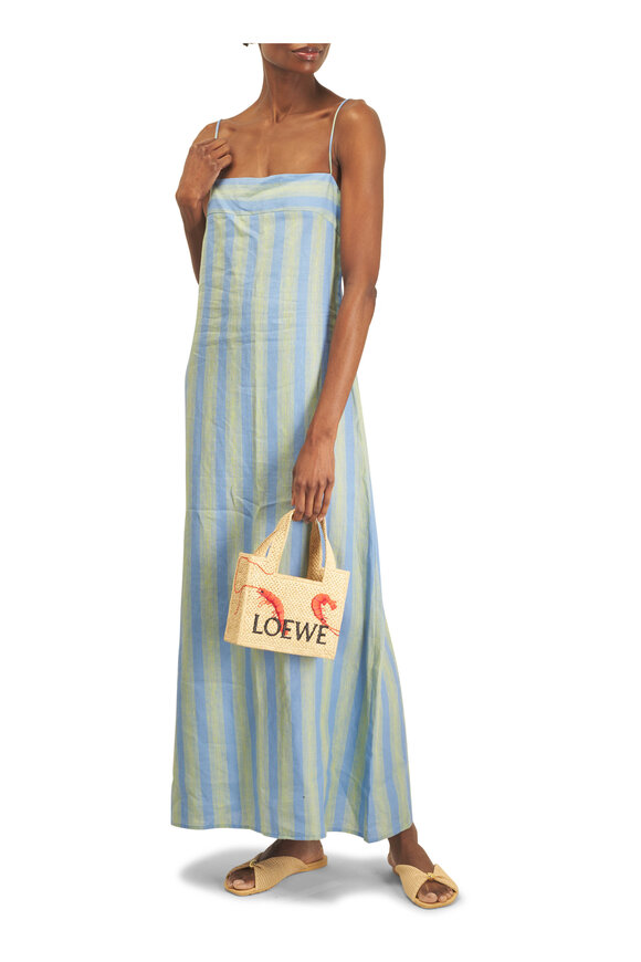 Staud - Laura Seaport Stripe Linen Dress | Mitchell Stores