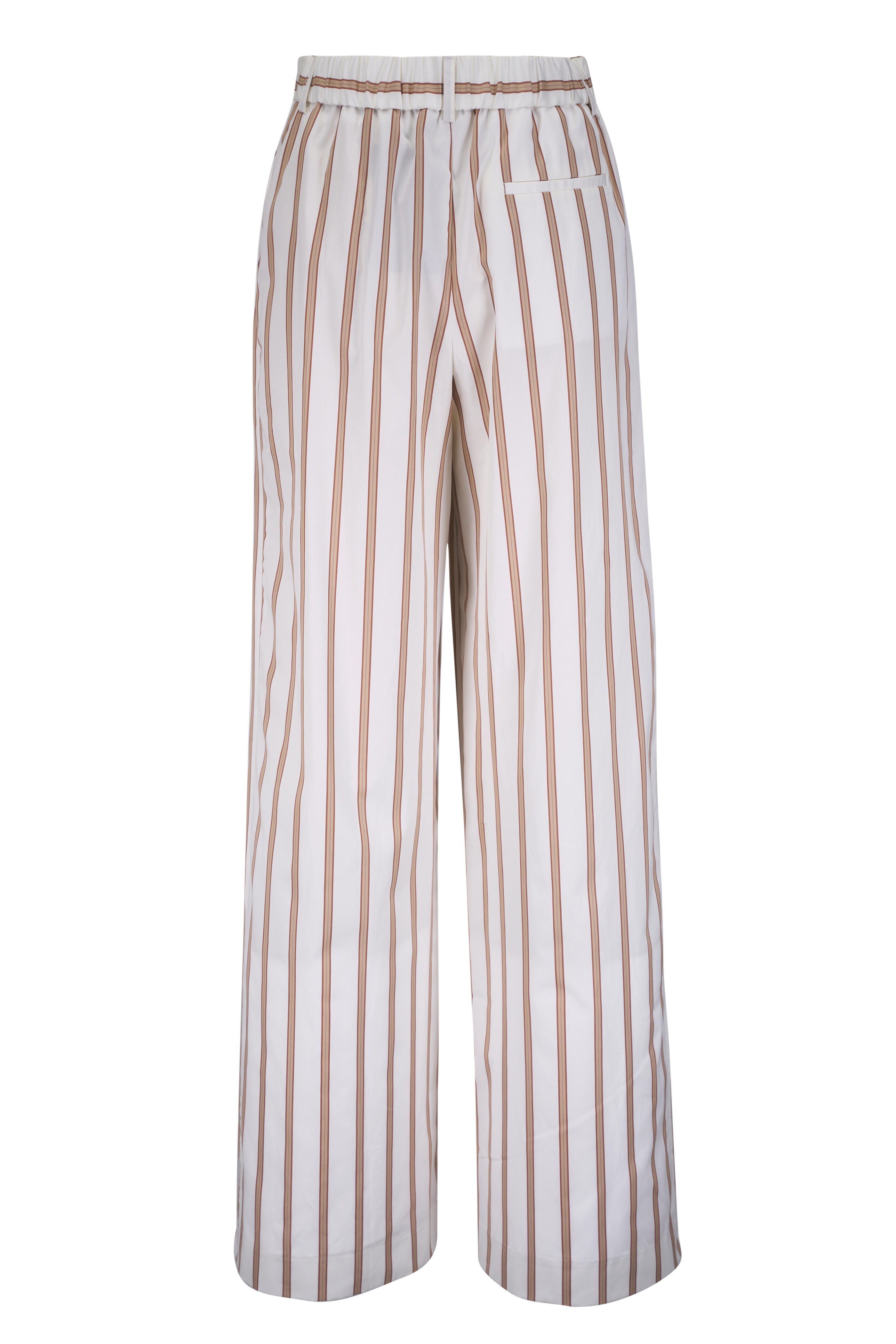 TWP - Hudson St. White & Khaki Stripe Pant