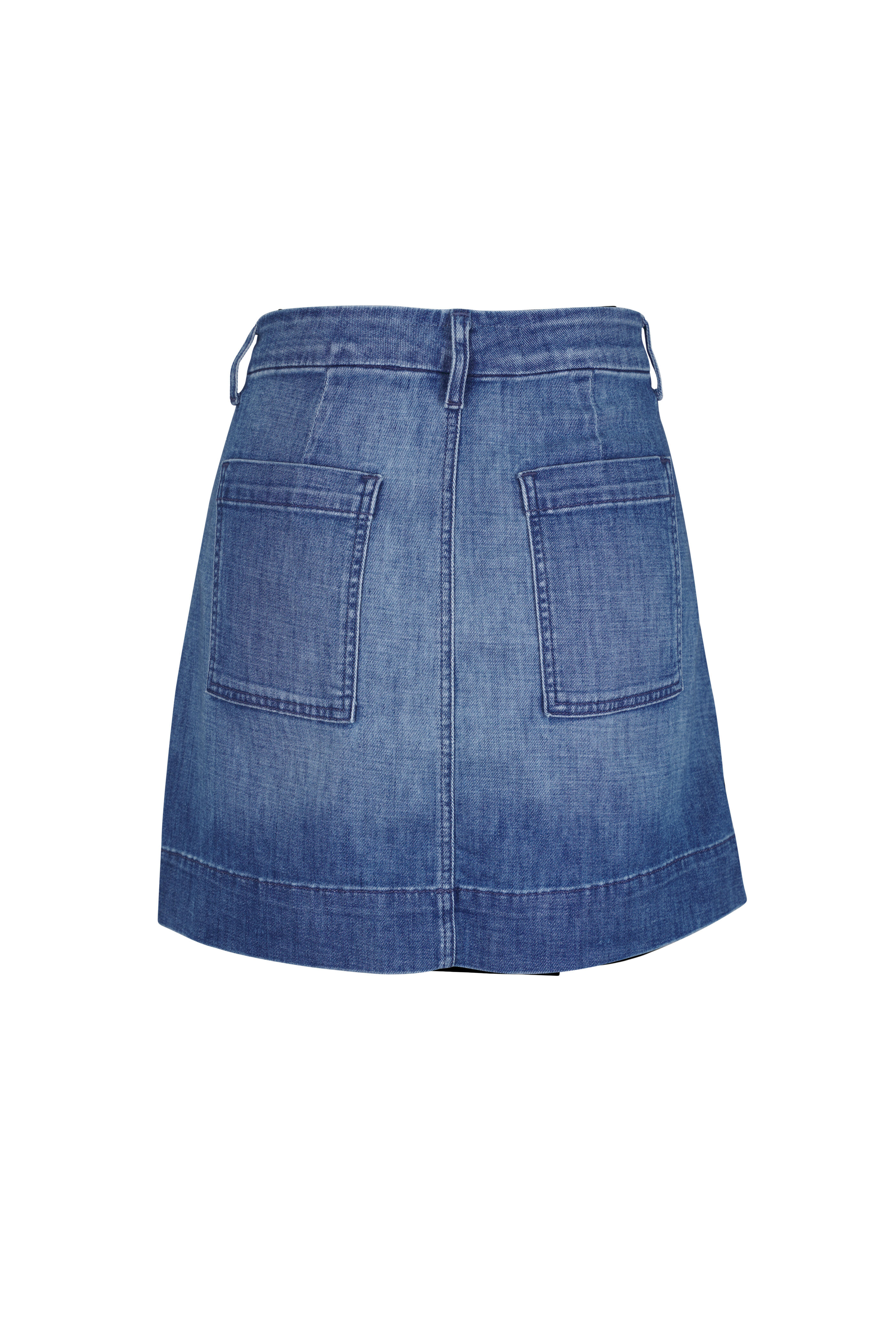 Frank & Eileen - Jameson Light Denim Wash Mini Skirt