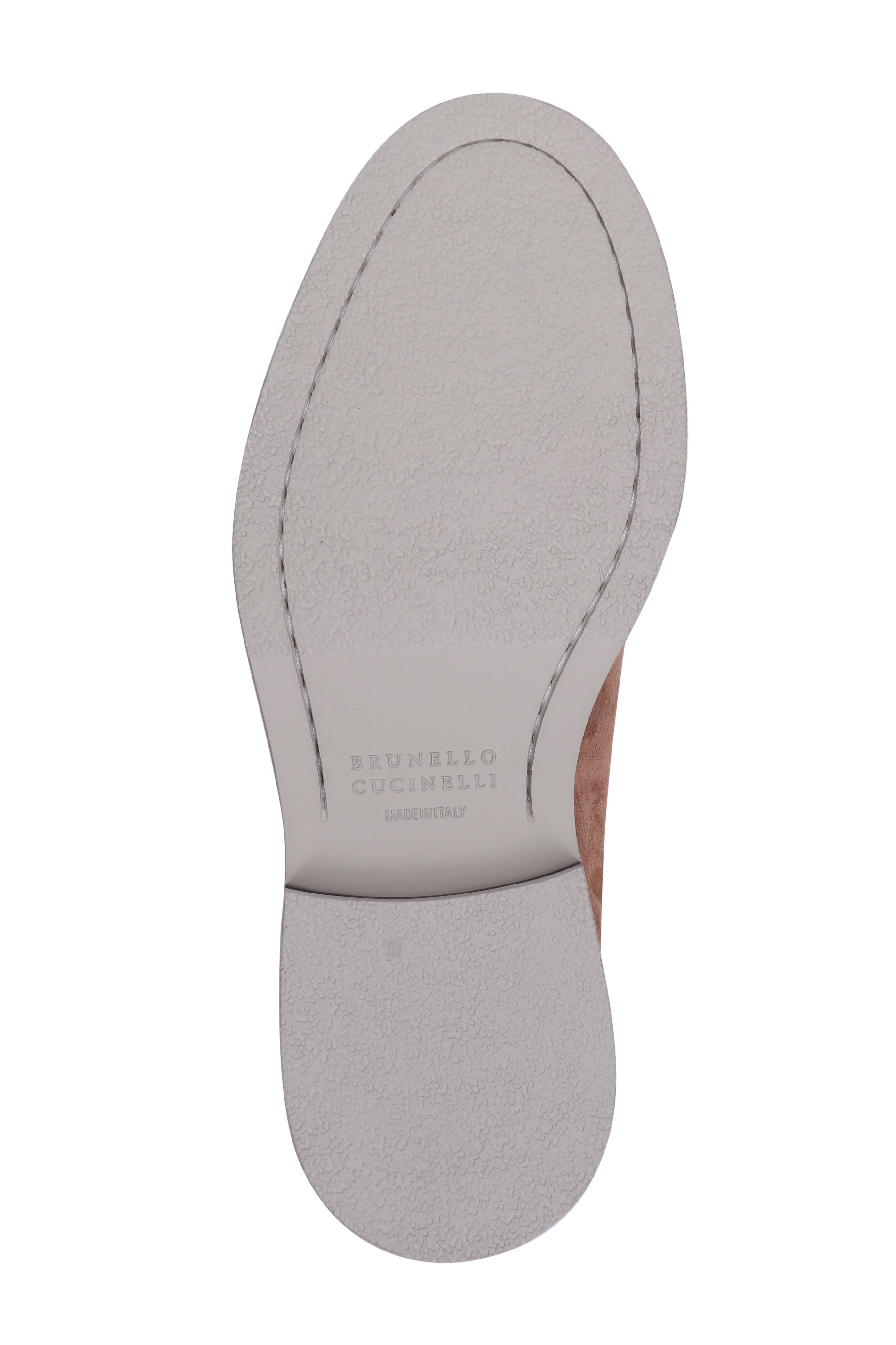 Brunello Cucinelli - Chestnut Suede Derby Lace Up