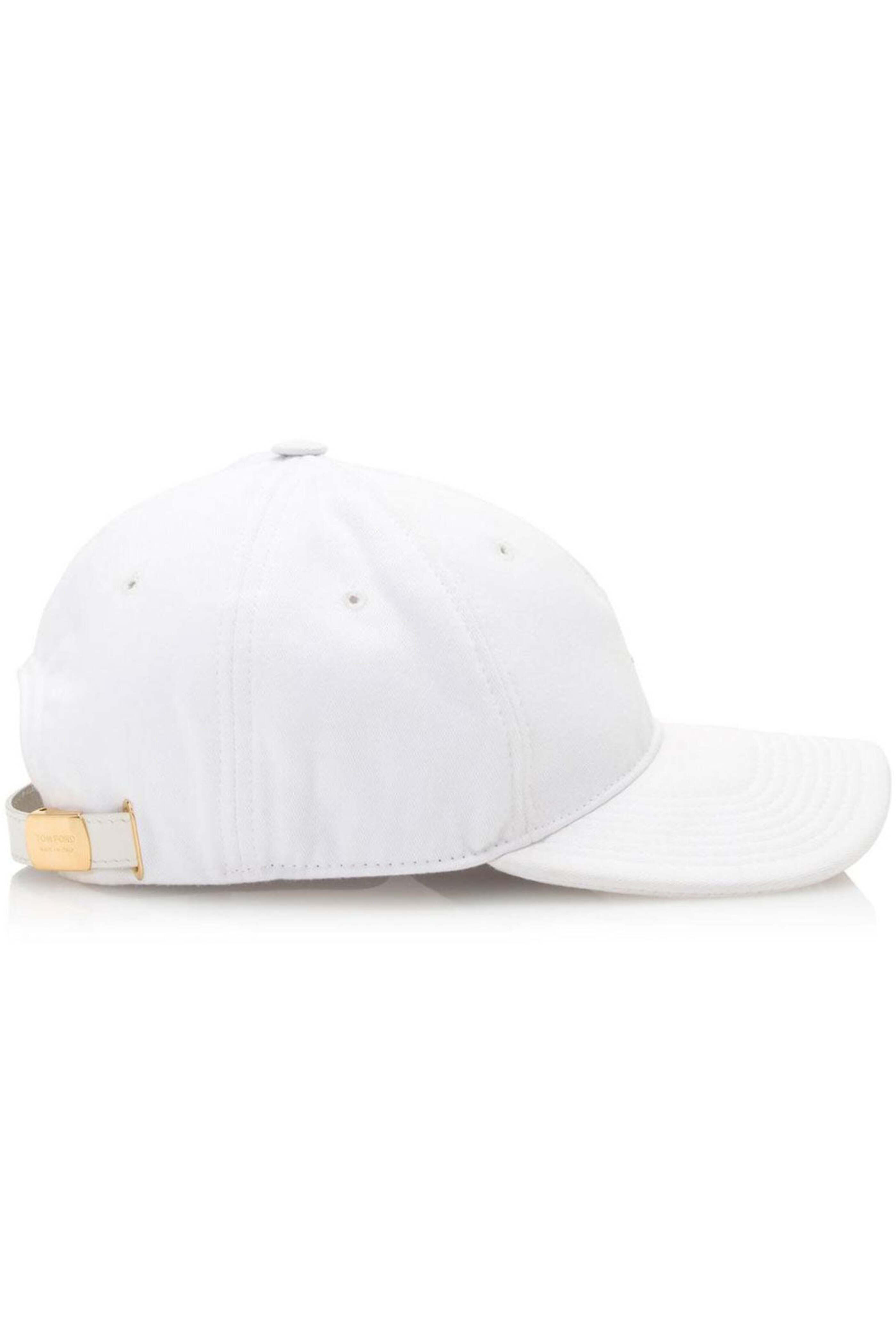 Tom Ford - Cotton Canvas Baseball Cap in White