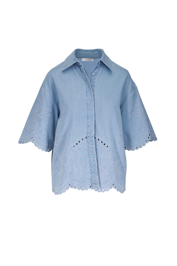 Zimmermann Daylight Denim Ice Storm Shirt