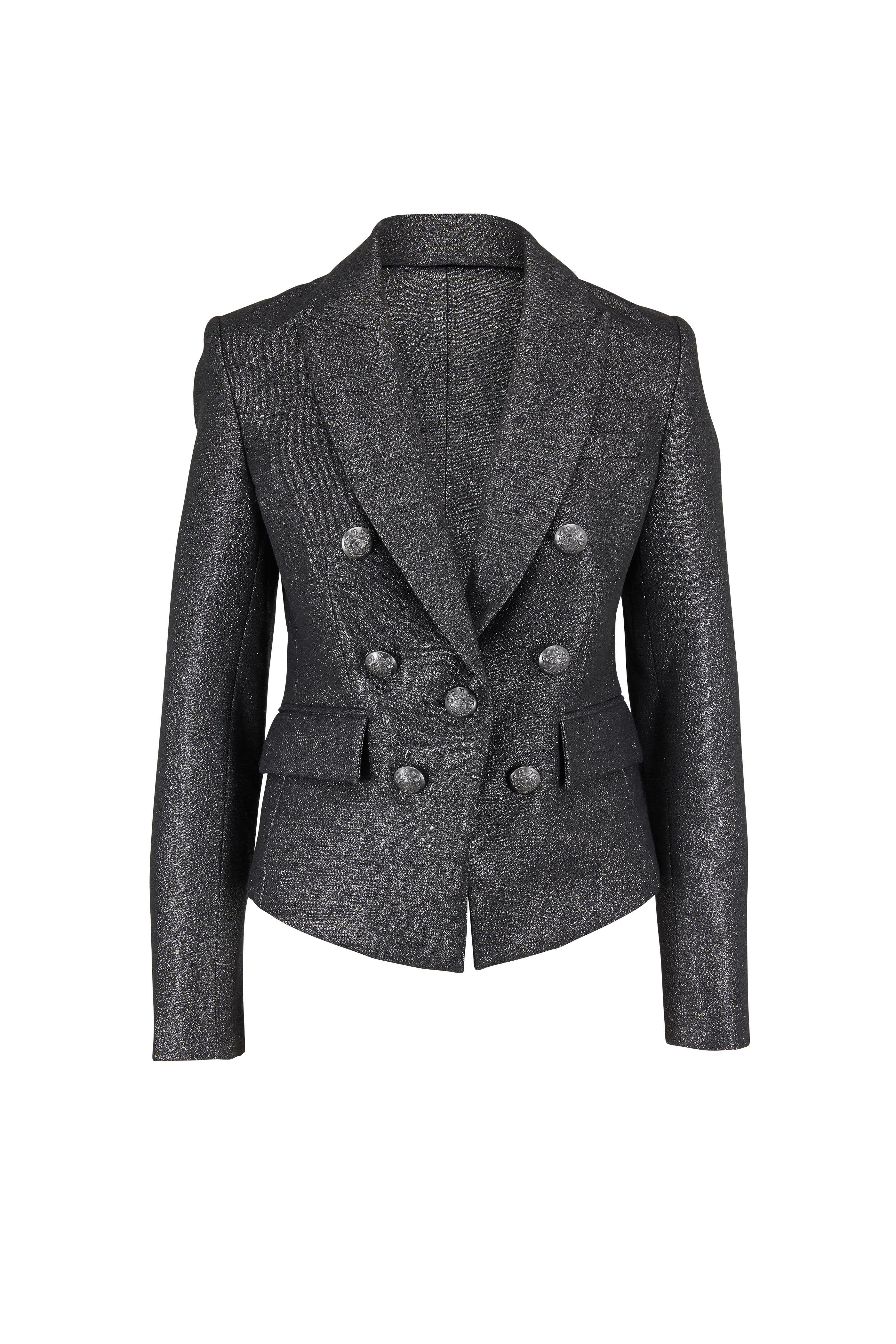 Veronica Beard - Diego Silver Lurex Dickey Jacket