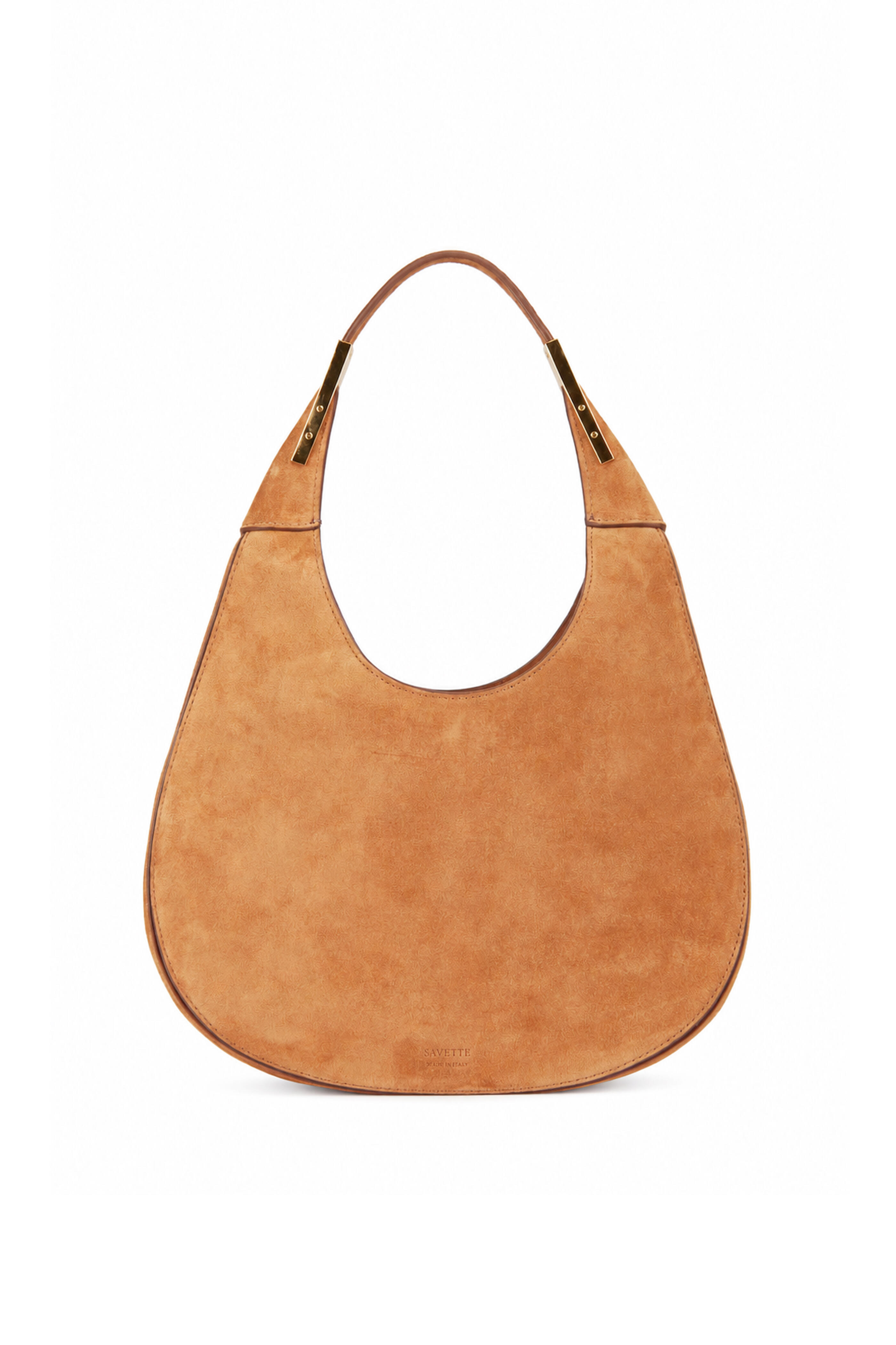 Savette - Small Florence Saddle Suede Hobo Bag - view 2