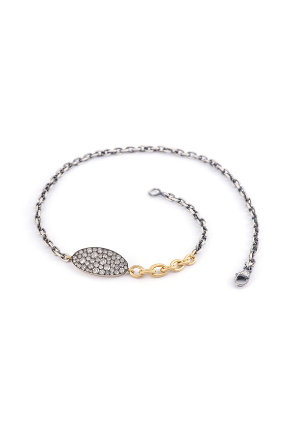 Sylva & Cie 18k Yellow Gold Ten Table Double Bracelet - view 1