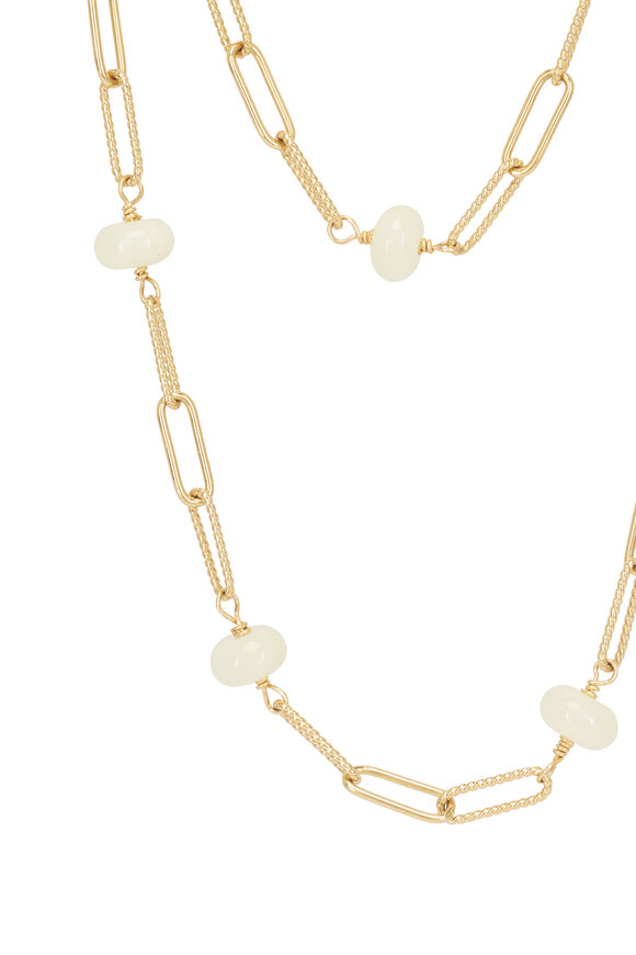 Cristina V. Jade Chain Link Necklace - view 2