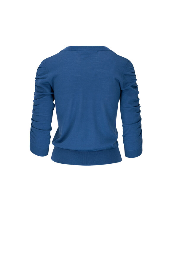 Veronica Beard - Kase Dark Blue Wool Sweater