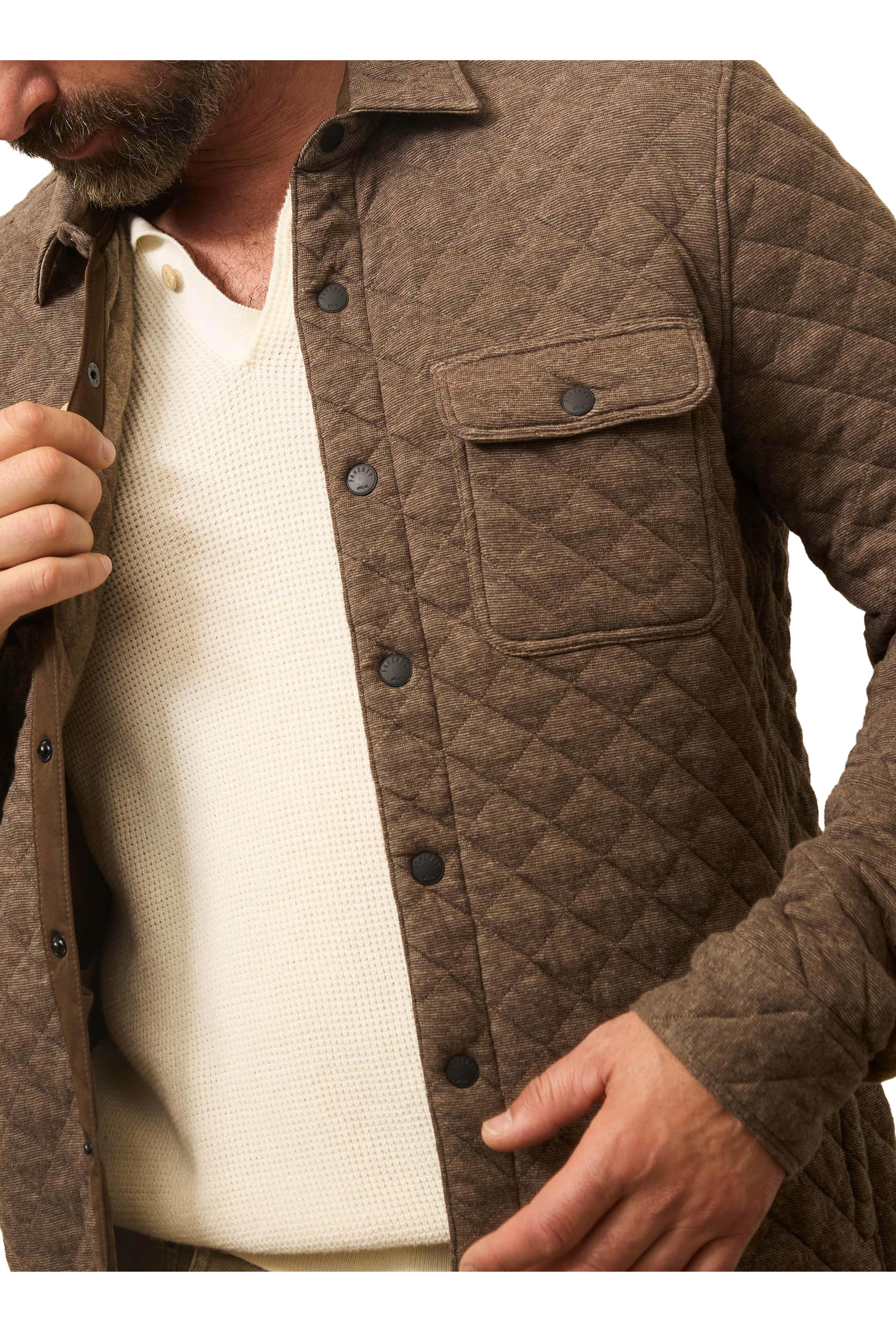 Faherty Brand - Epic CPO Mountain Branch Heather Quilted Jacket
