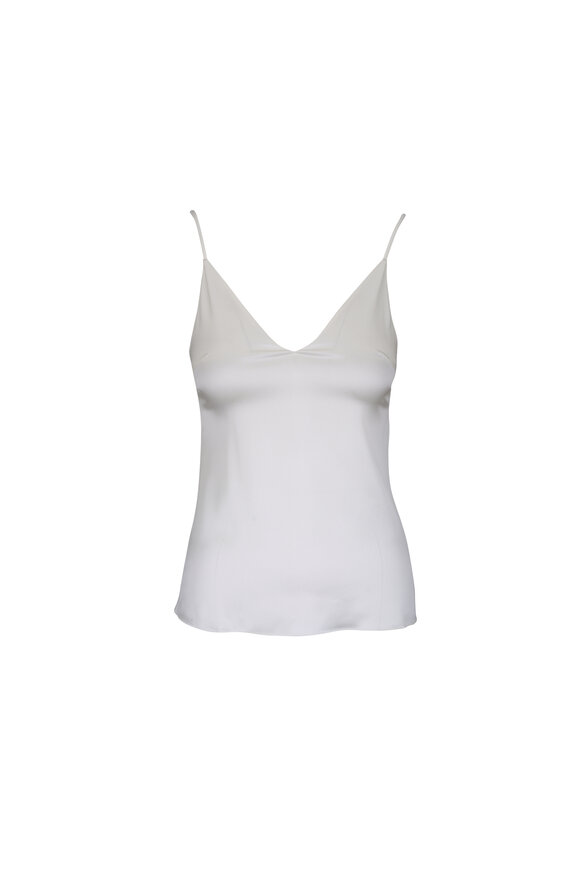 Brunello Cucinelli Natural Stretch Silk Camisole
