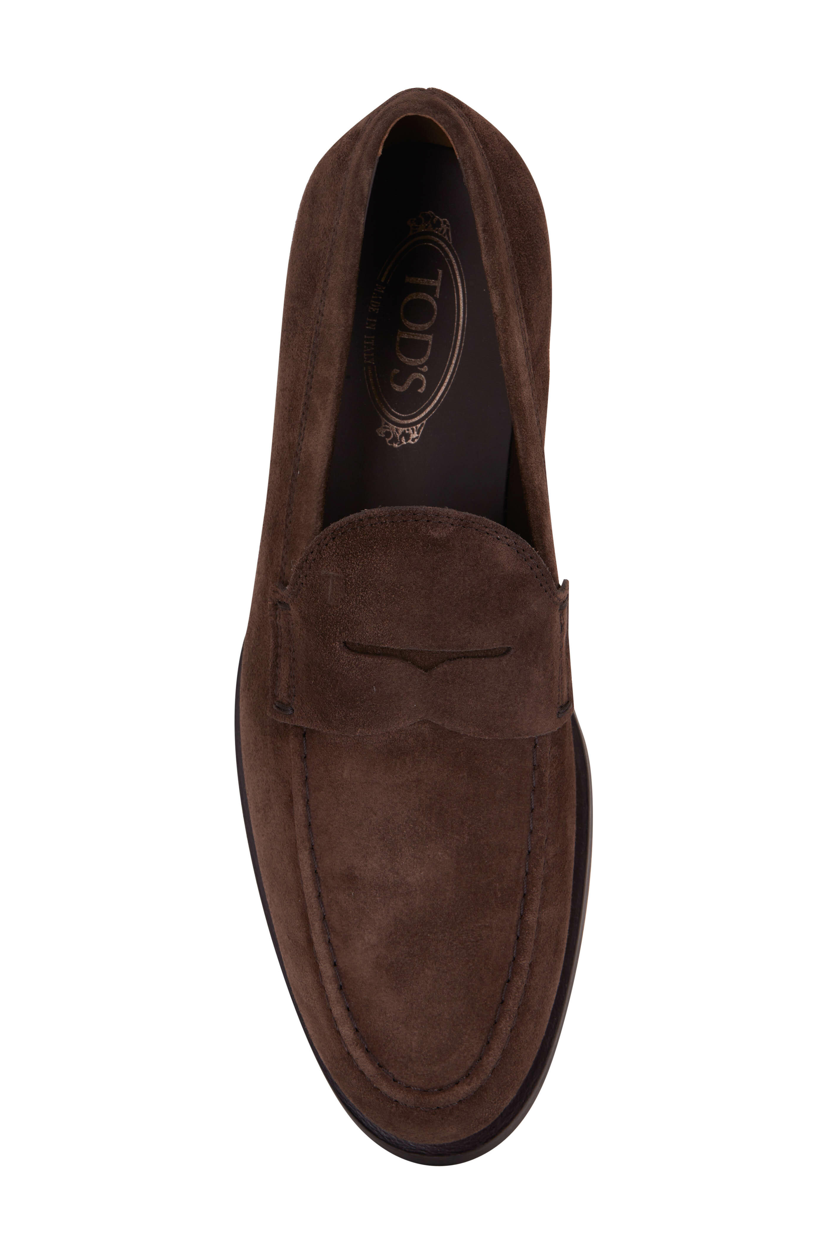 Penny Loafers - Dark Brown Suede