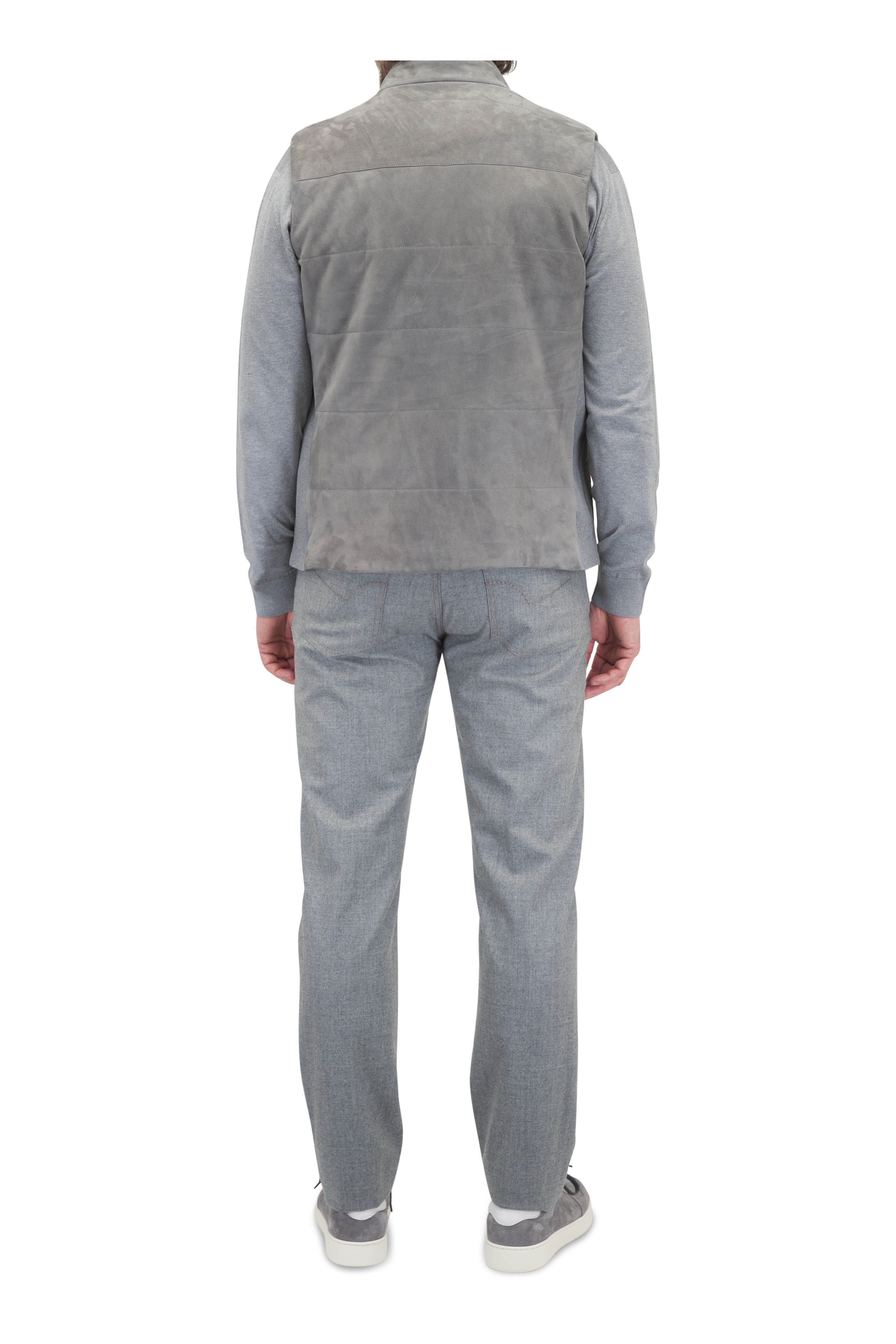 Maurizio Baldassari - Gray Suede Vest