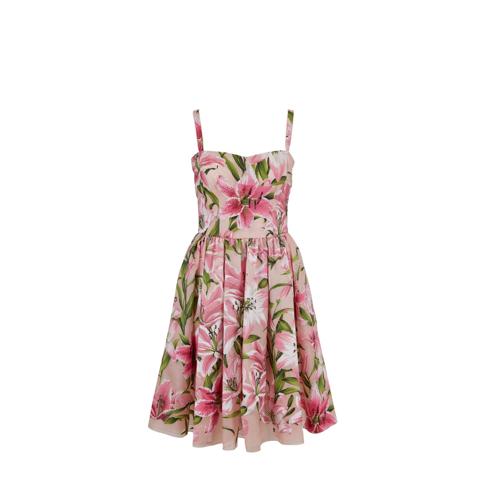 Dolce & Gabbana ノースリーブドレス ピンク Dolce & Gabbana ノースリーブウールドレス ピンク