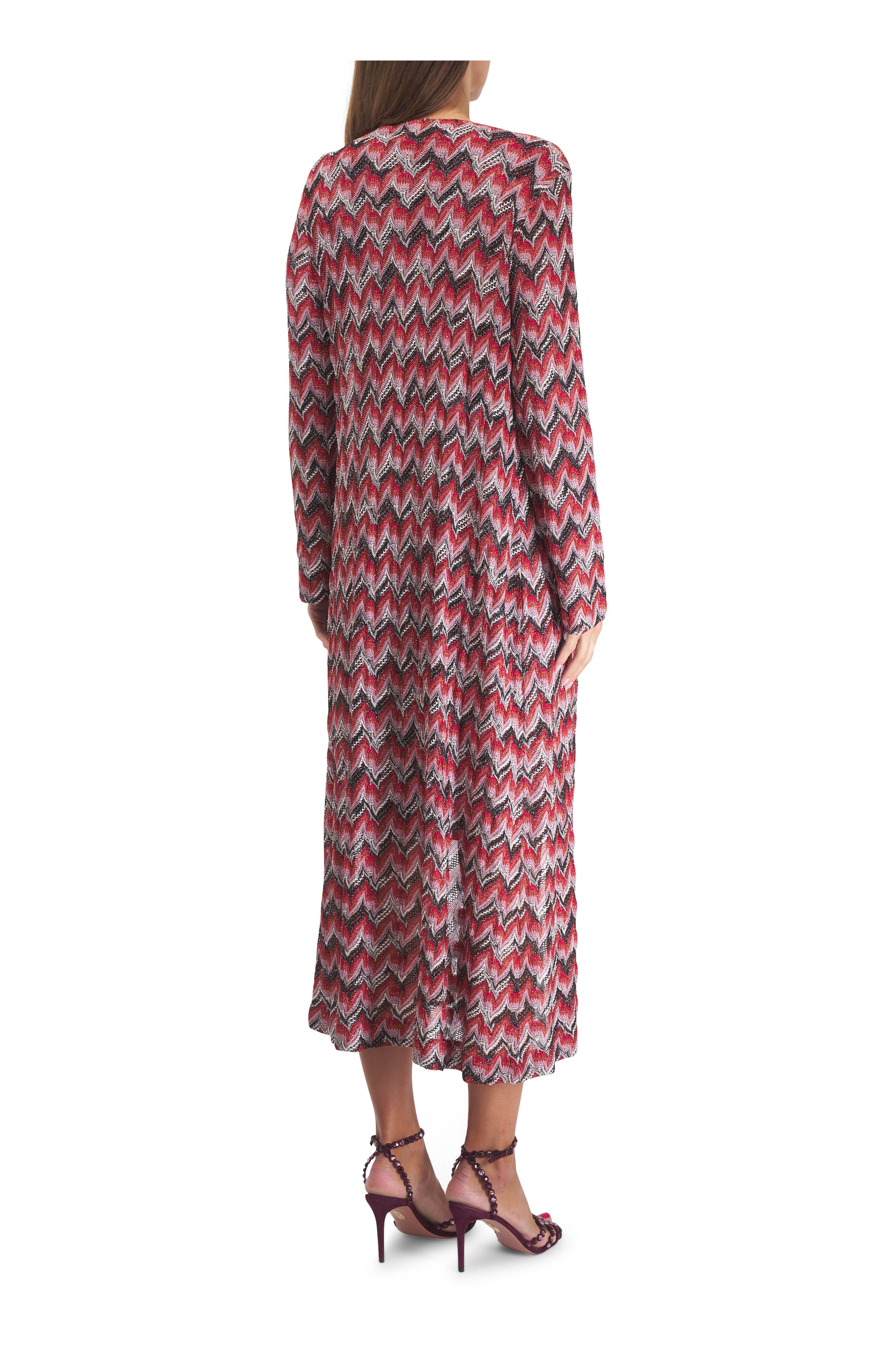 Missoni - Red & Black Long Sleeve Dress