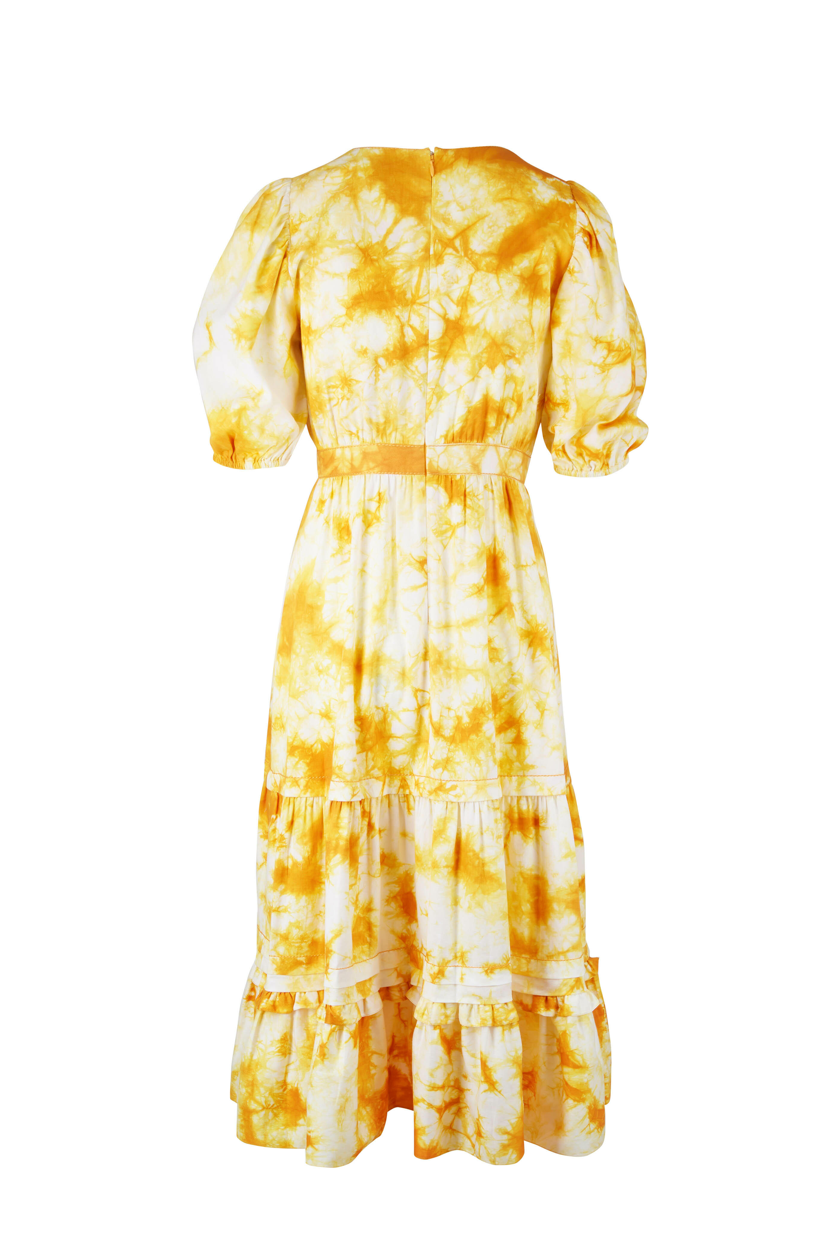 Sachin + Babi - Maelen Yellow Tie Dye Dress