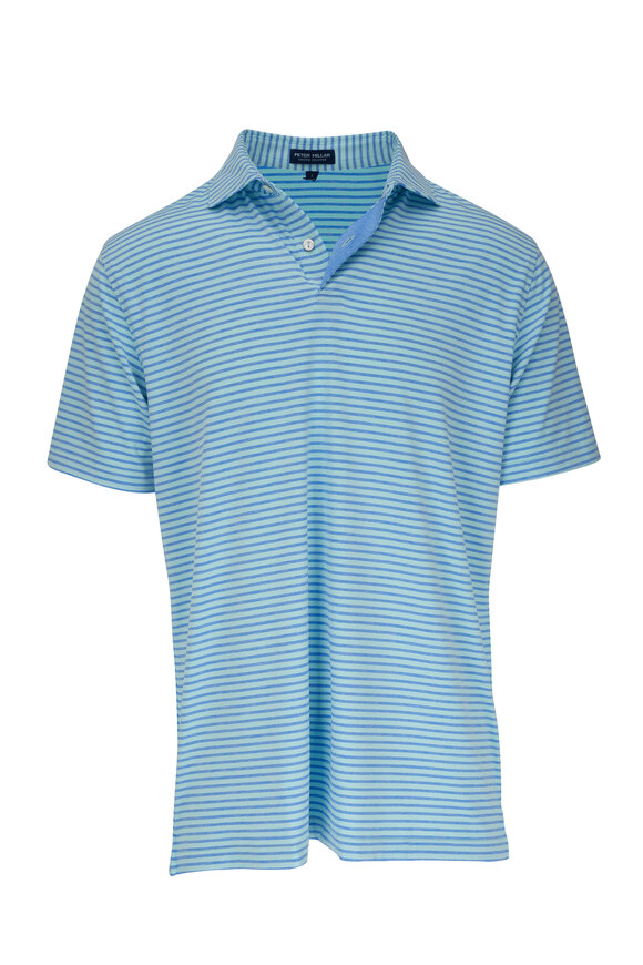 Peter Millar - Miles Blue Performance Jersey Polo