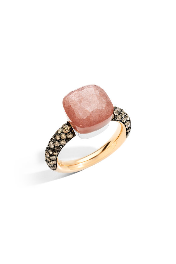 Pomellato - Nudo Chocolate Diamond & Moonstone Ring