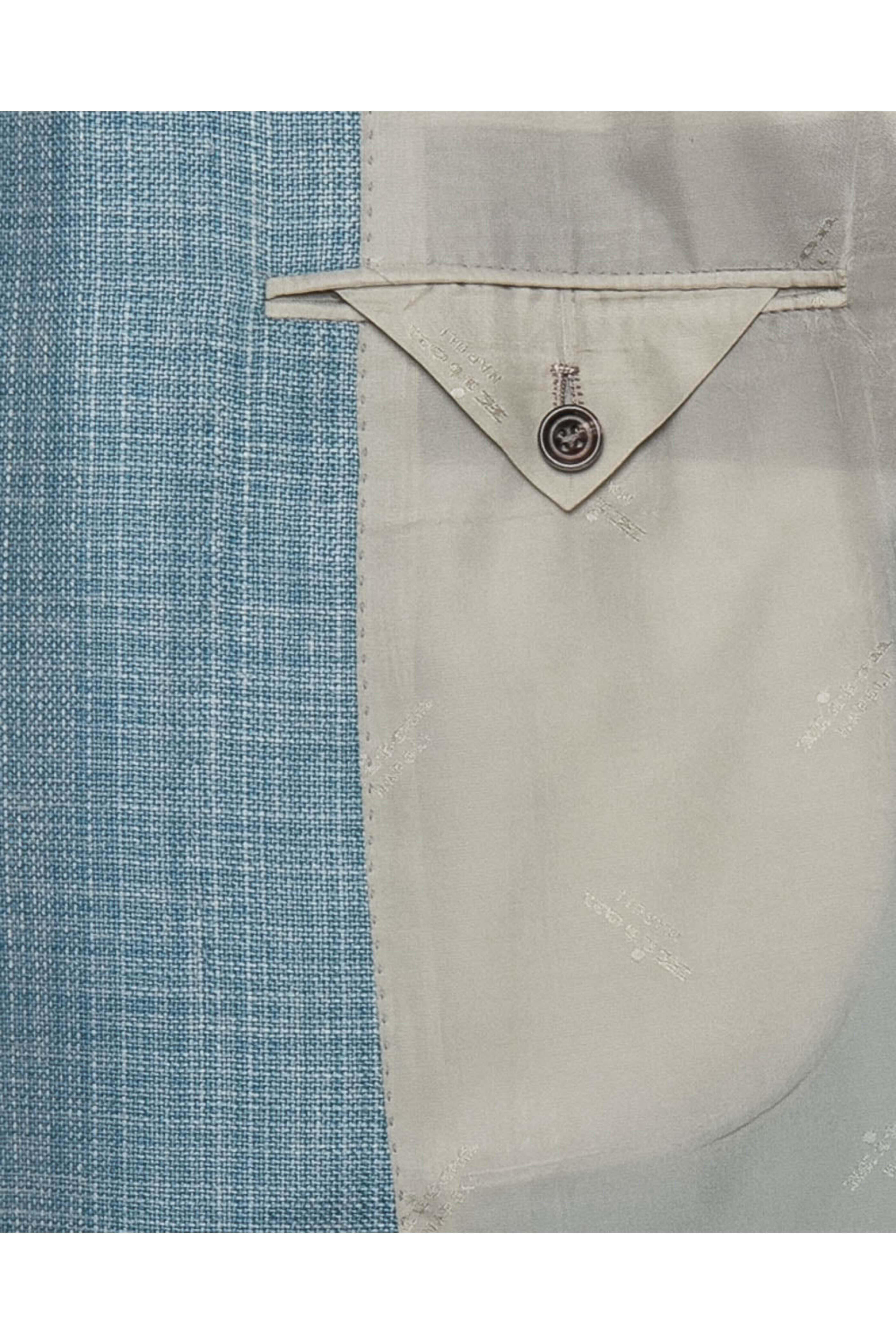 Kiton - Light Blue Melange Sportcoat