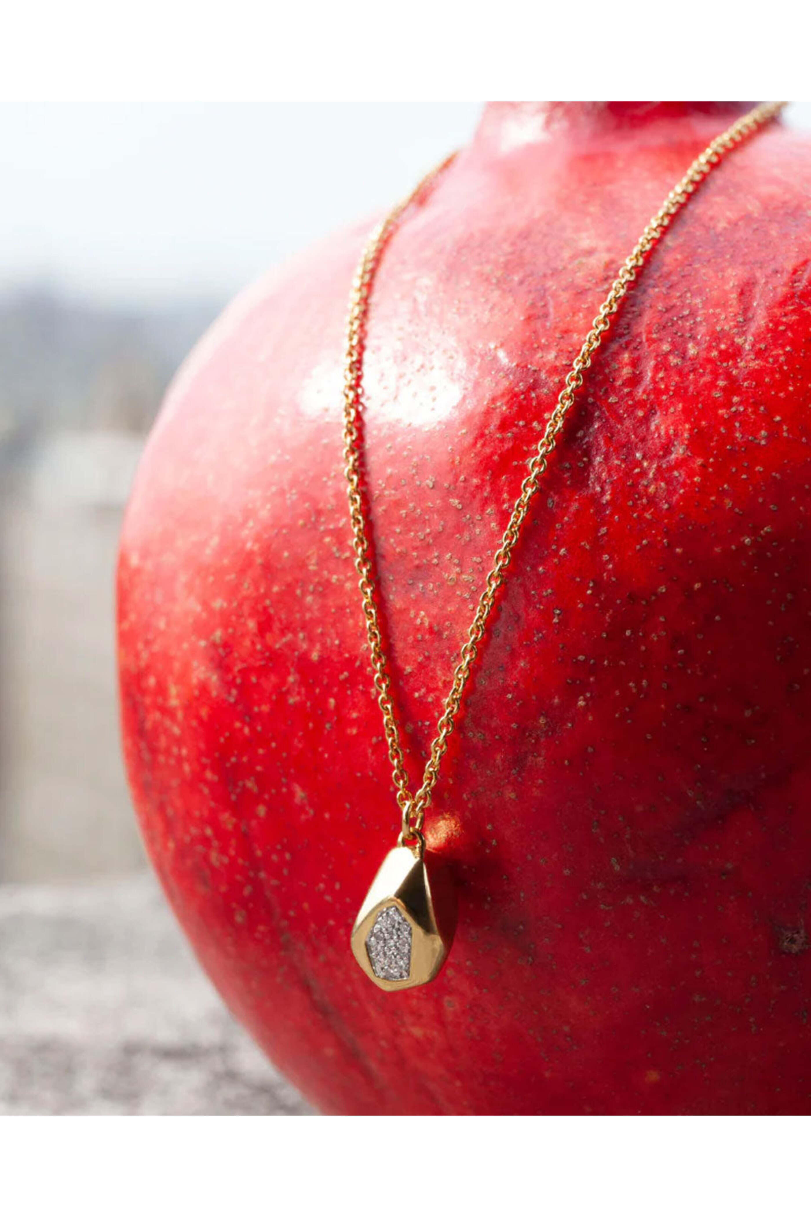 Pavé The Way Jewelry - It All Starts Here Pomegranate Seed Necklace