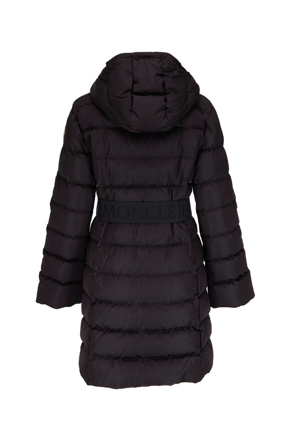 Moncler - Dobes Black Down Bell Sleeve Coat