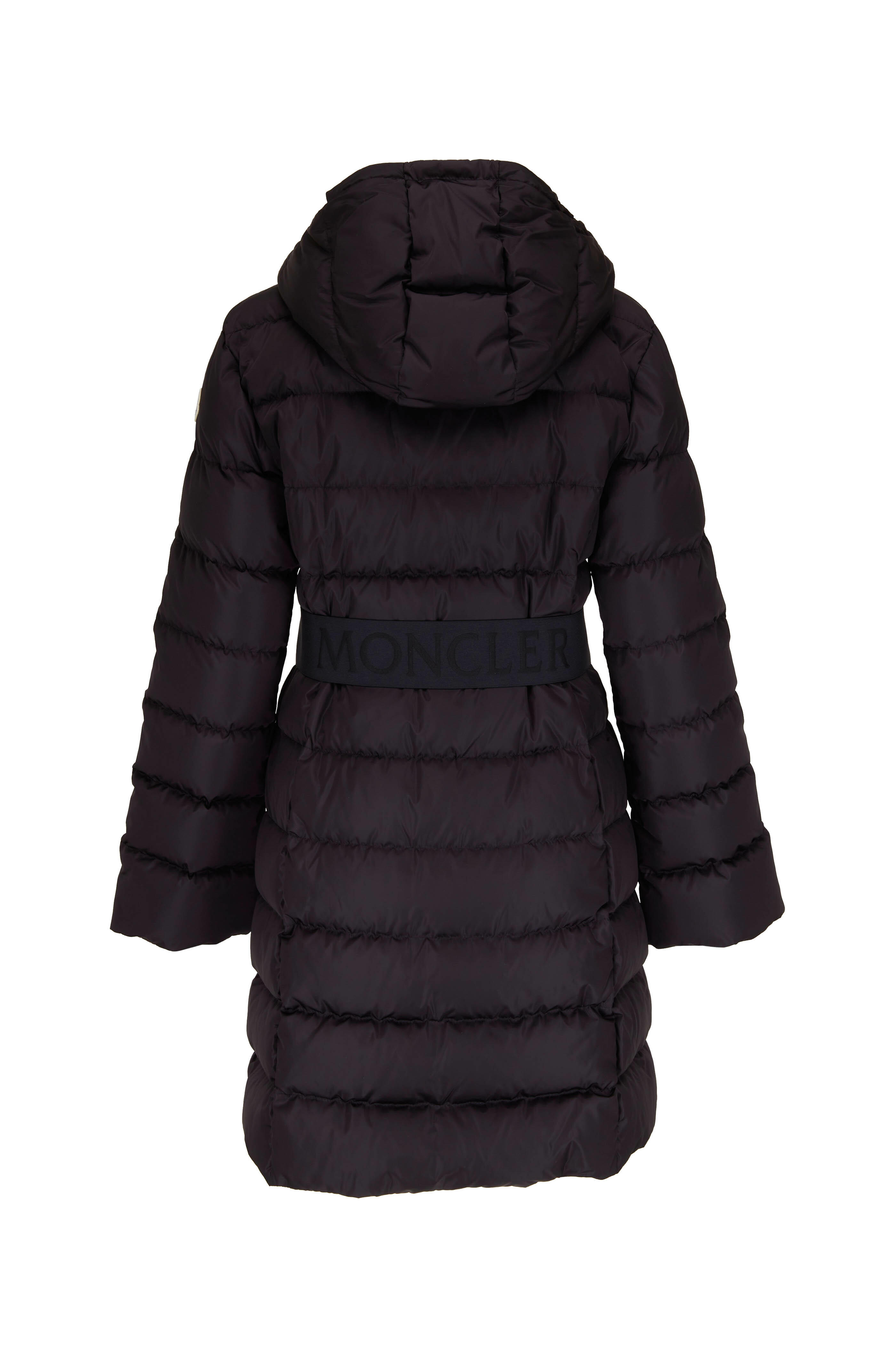 Moncler - Dobes Black Down Bell Sleeve Coat | Mitchell Stores