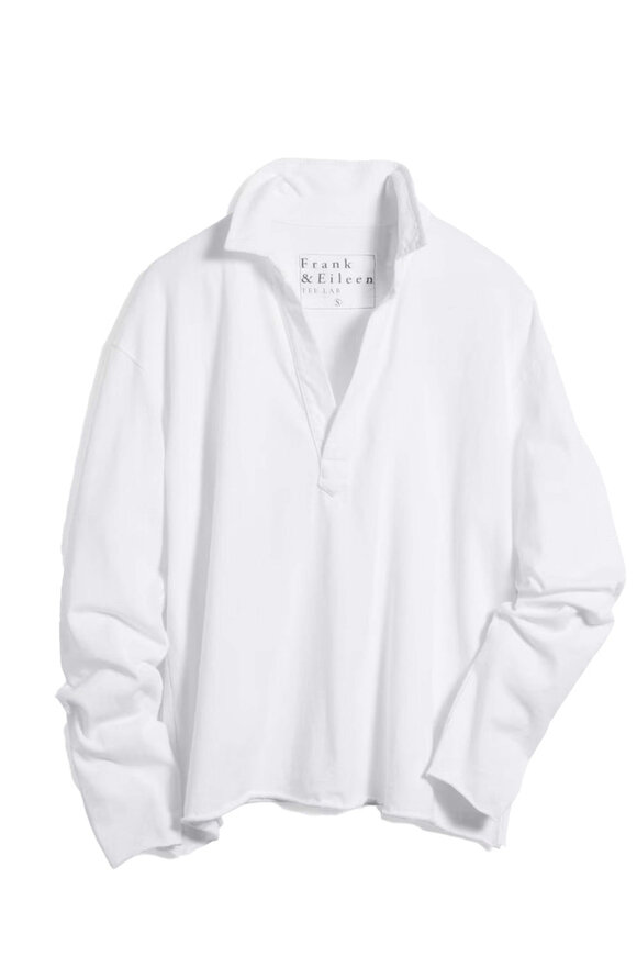 Frank & Eileen White Popover Henley - view 1