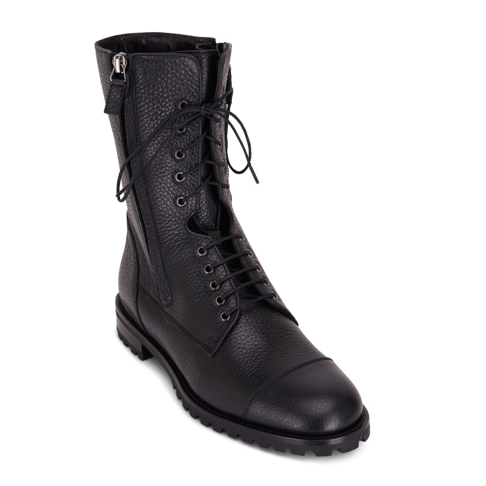 Manolo blahnik combat boots hotsell