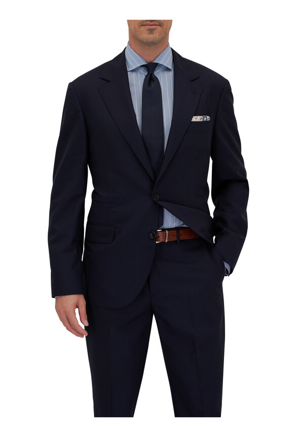 Brunello Cucinelli - Navy Lightweight Wool Suit