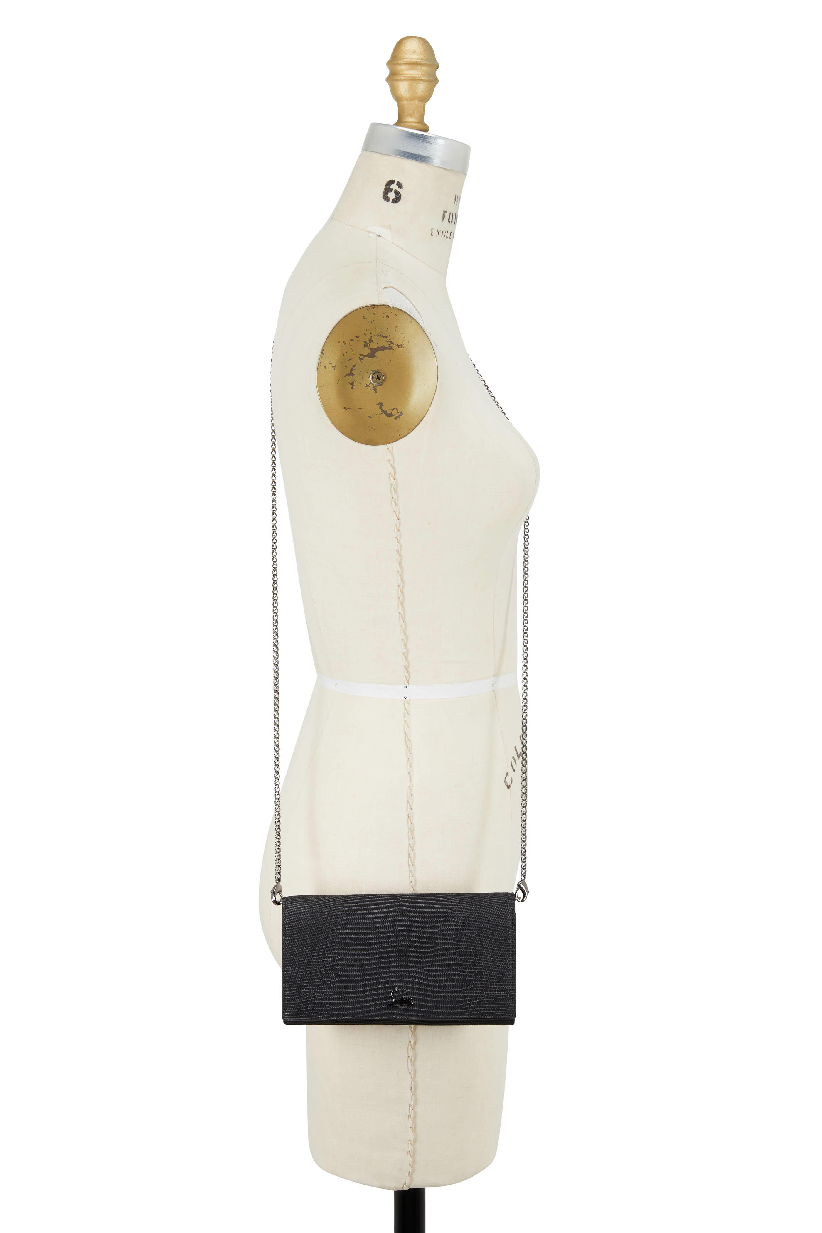 Christian Louboutin - Boudoir Black & Gunmetal Leather Belt Bag