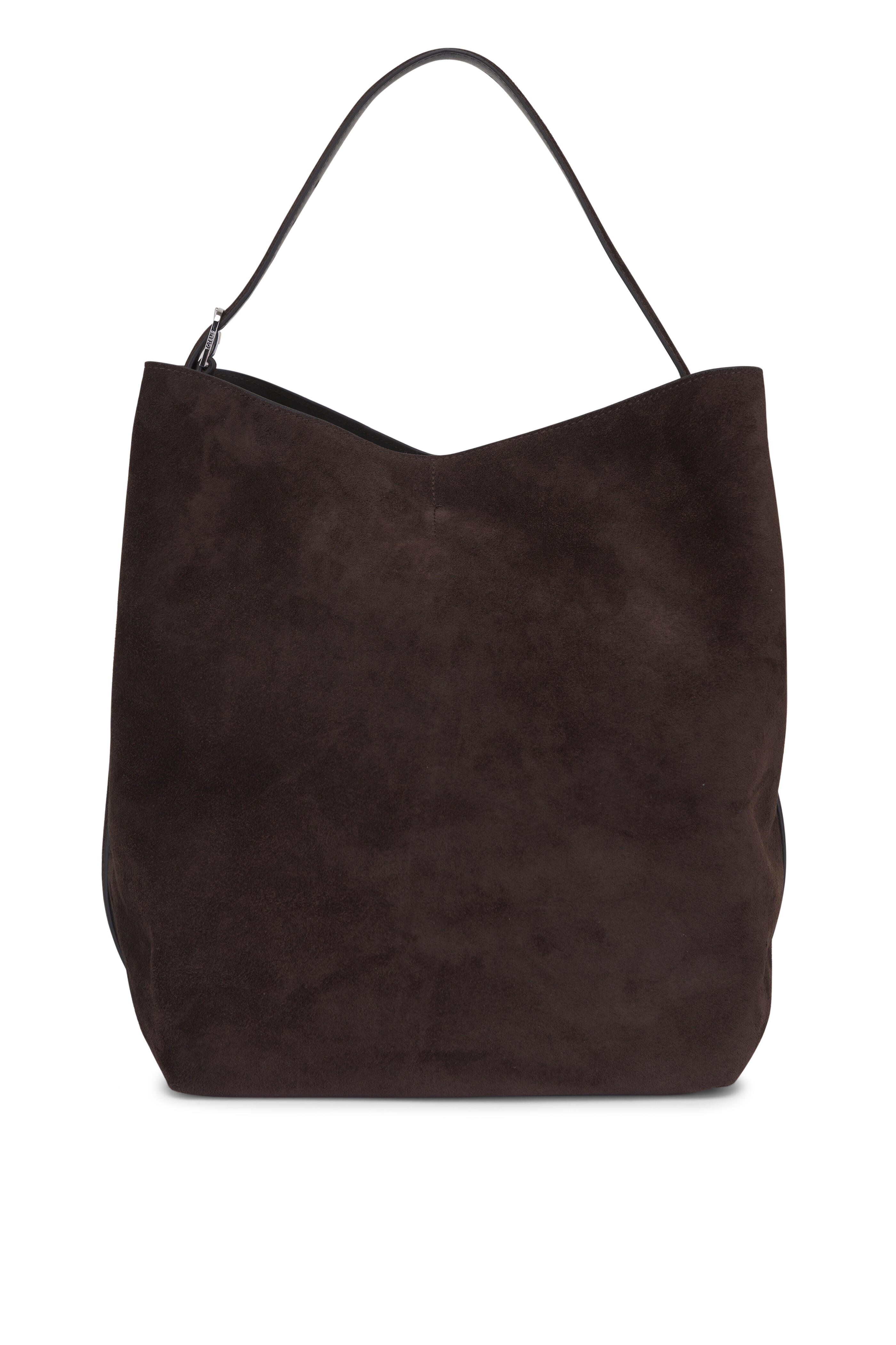 Totême - Brown Suede Belted Tote