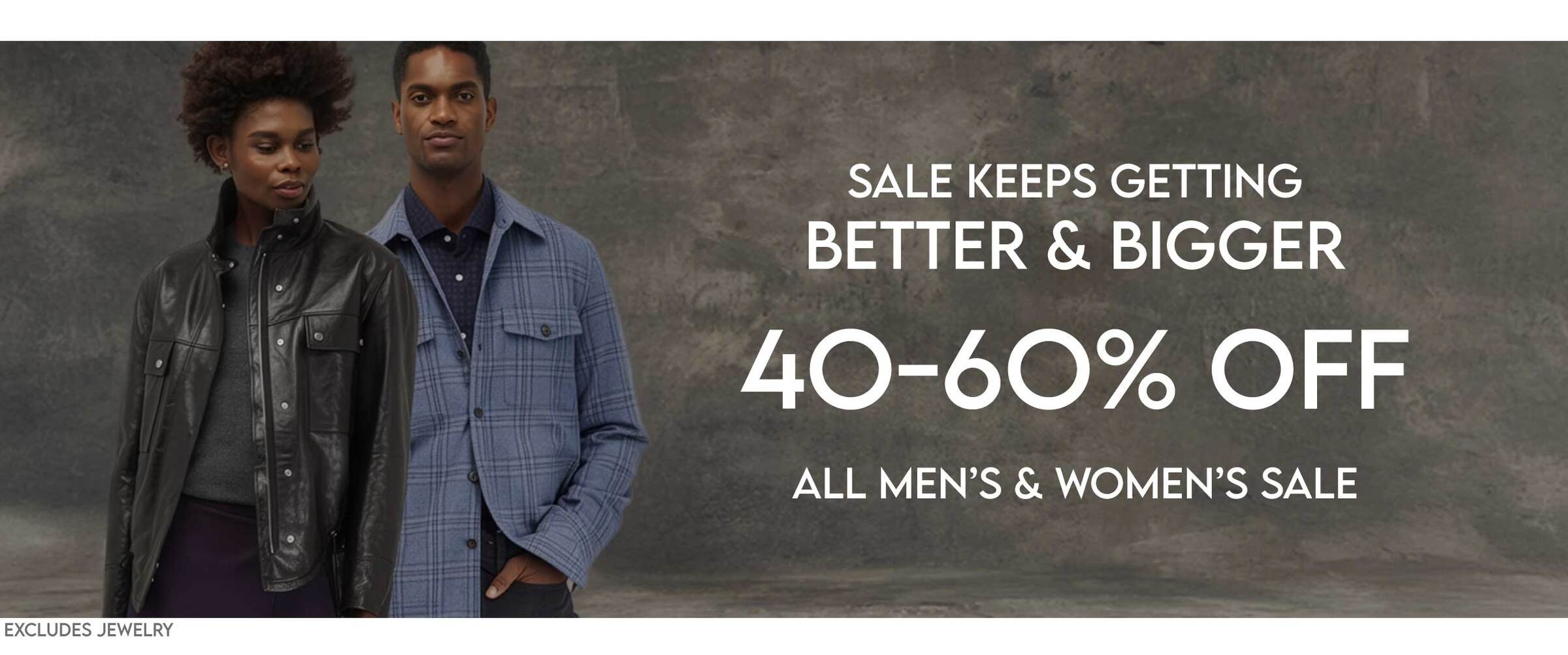 Mens and Womens Fall Sale is On