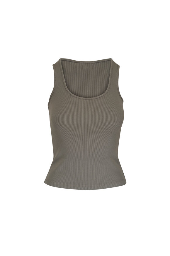L'Agence Adira Olive Scoopneck Tank - view 1