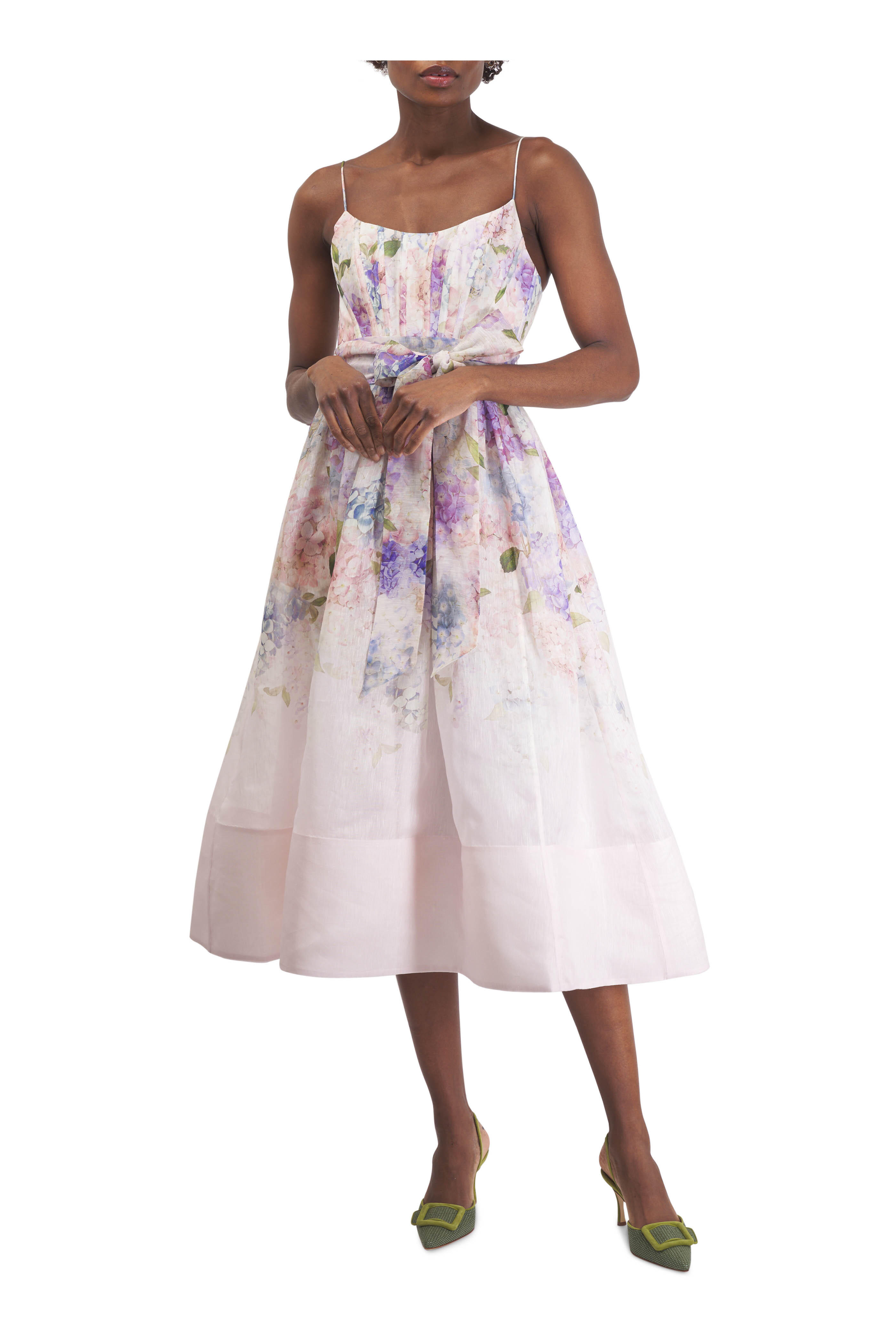 【Zimmermann】DAWNING CORSET DRESS コルセット ミディドレス ZIMMERMANN Dawning Corset Dress – Drest by Scott Malouf