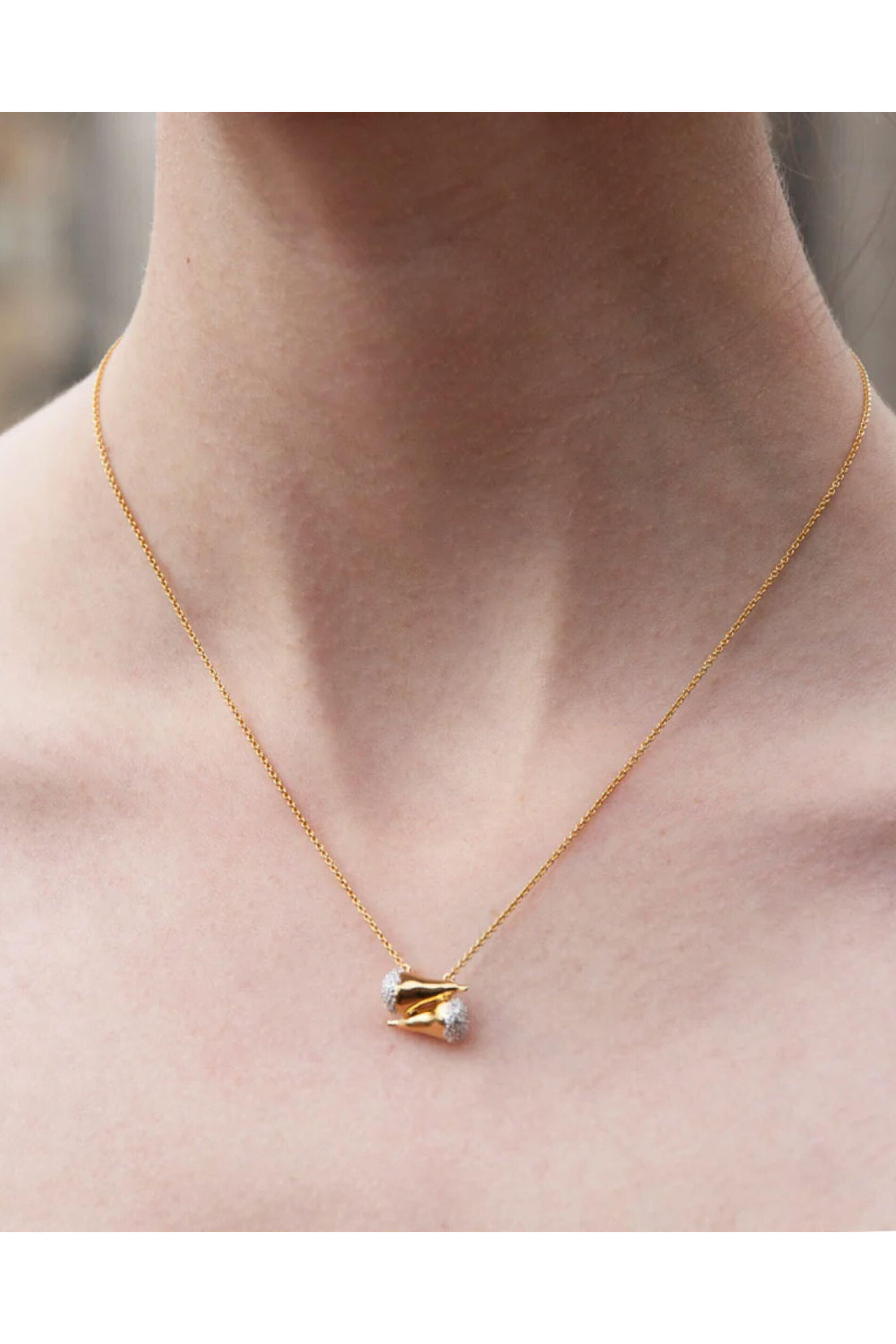 Pavé The Way Jewelry - Pearing Strength With Beauty Necklace