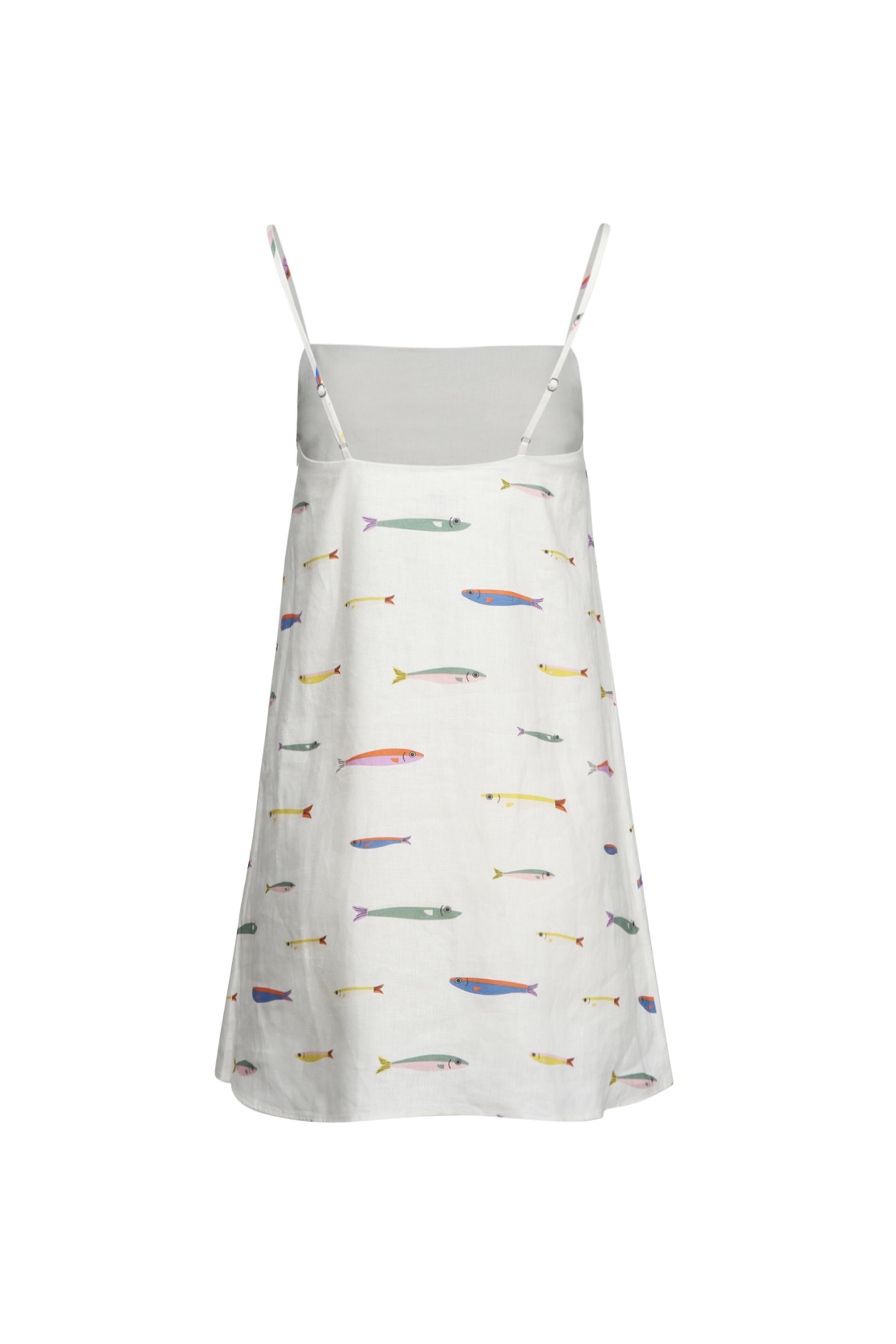 Staud - Laura Ivory Pop Sardines Mini Dress