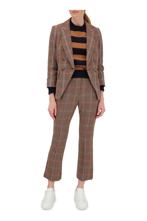 Veronica Beard - Empire Dickey Plaid Blazer