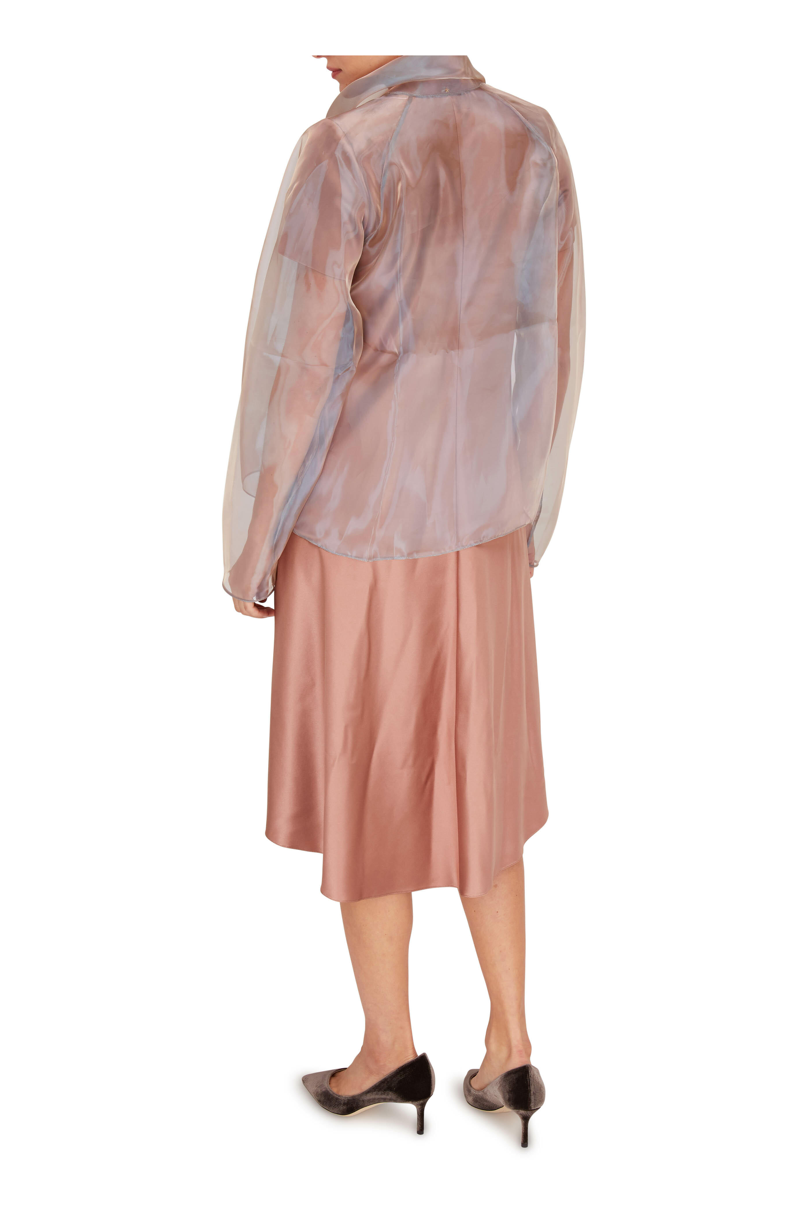 Jimmy Choo - Romy Dusk Velvet Lizard Print Pump, 60MM