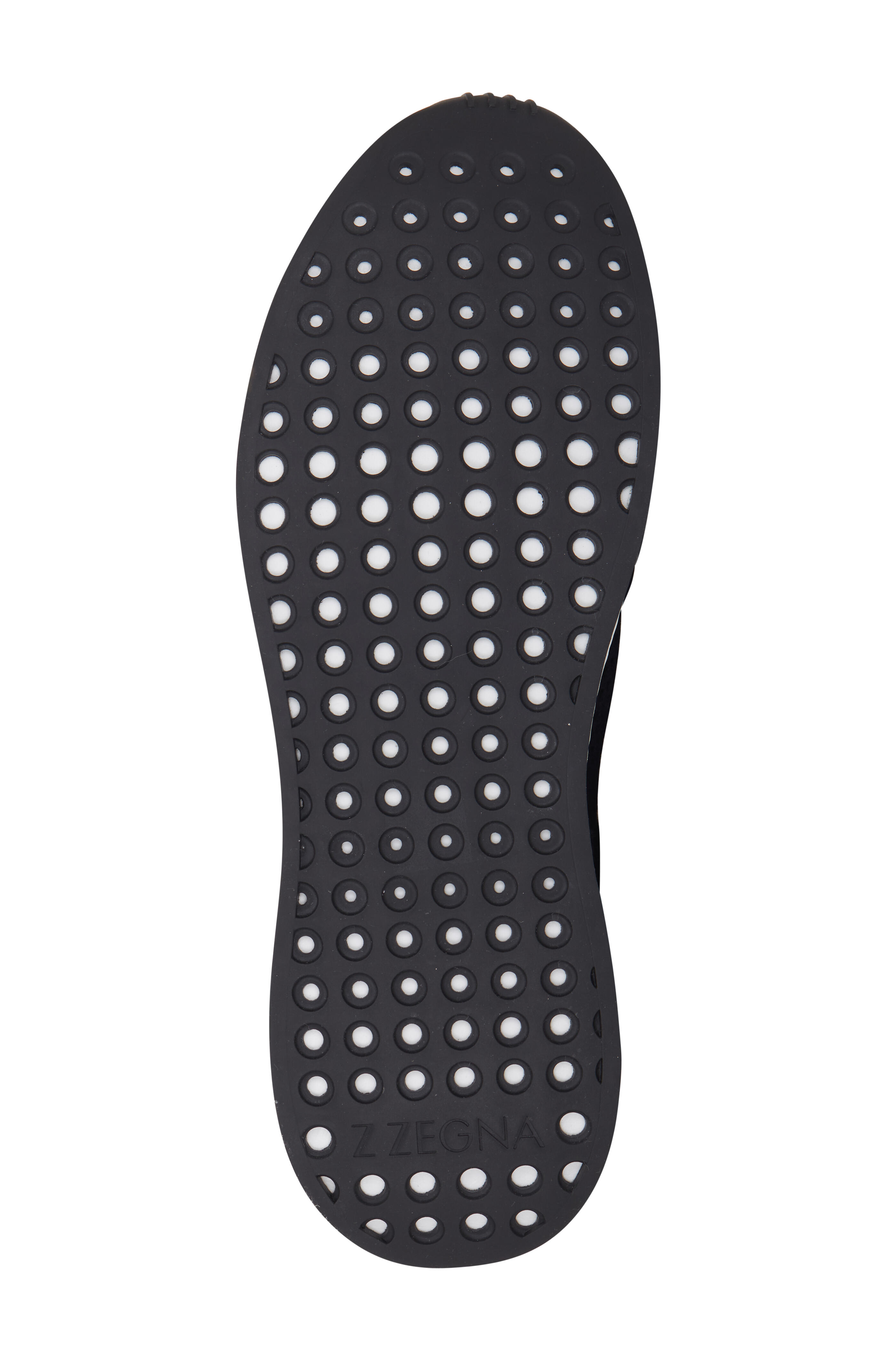 Zegna - Techmerino Piuma Navy Knit Sneaker