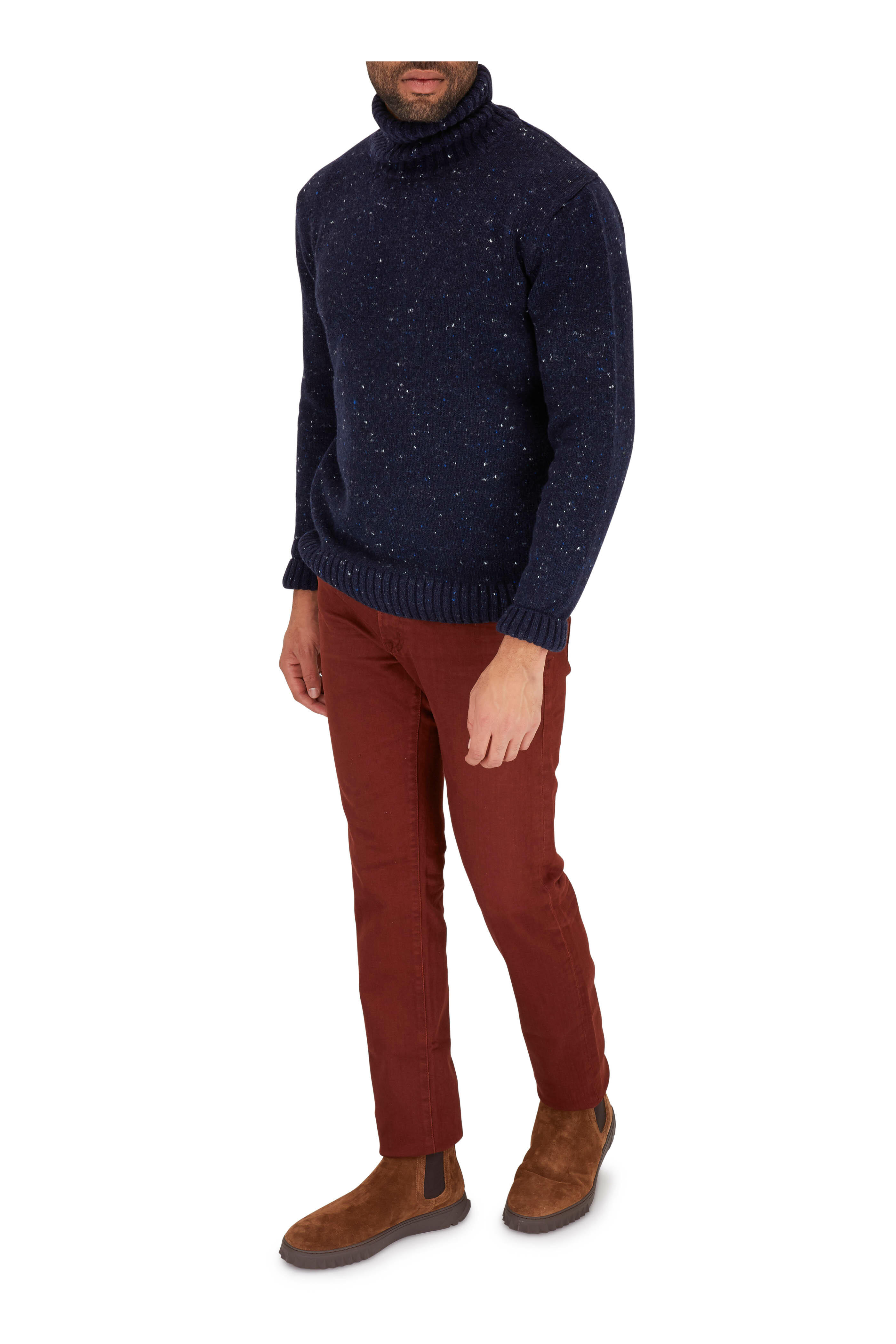 Ferragamo - Talos Brown Sugar Suede Chelsea Boot