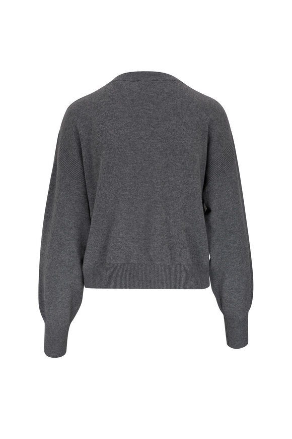 Le Kasha - Modena Gray Cashmere Relaxed Sweater 