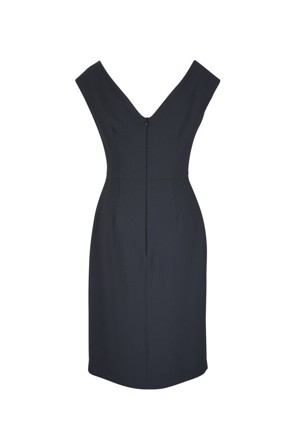 Peter Cohen Drinks Slate Double Faced Wool Dress - view 2